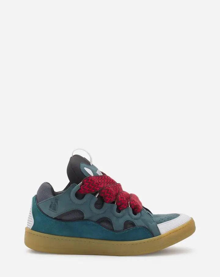 Lanvin oc11z0325 Curb Low Top Sneakers in Multicolor Size US 11.5 / EU 44-45 - 1 Thumbnail