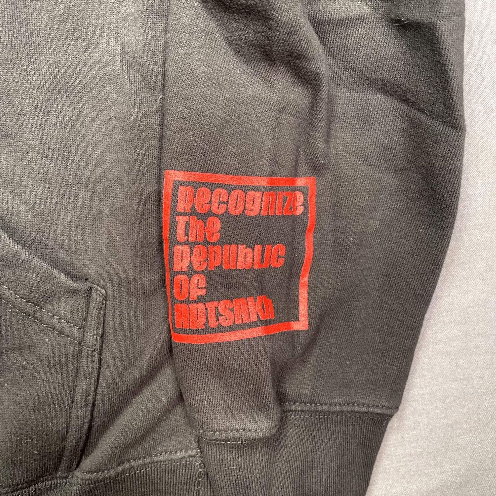 Vintage System Of A Down Hoodie Mens Small Black Armenia Flag Graphic Fleece Pullover Size US S / EU 44-46 / 1 - 4 Thumbnail