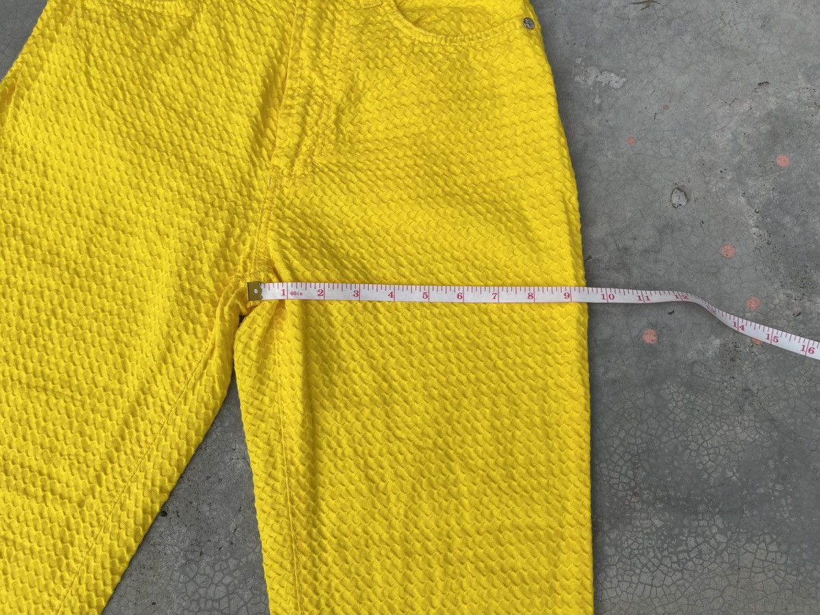 Versace Versace Pants Sunflower W24 L37 Made in Italy Mustard Fringe Size 24" / US 00 / IT 34 - 16 Thumbnail