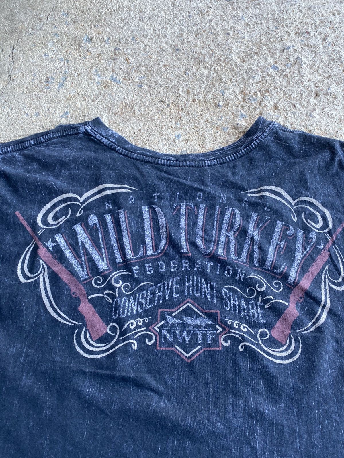 Vintage Vintage Y2K Affliction Wild Turkey Shirt Size US M / EU 48-50 / 2 - 7 Thumbnail