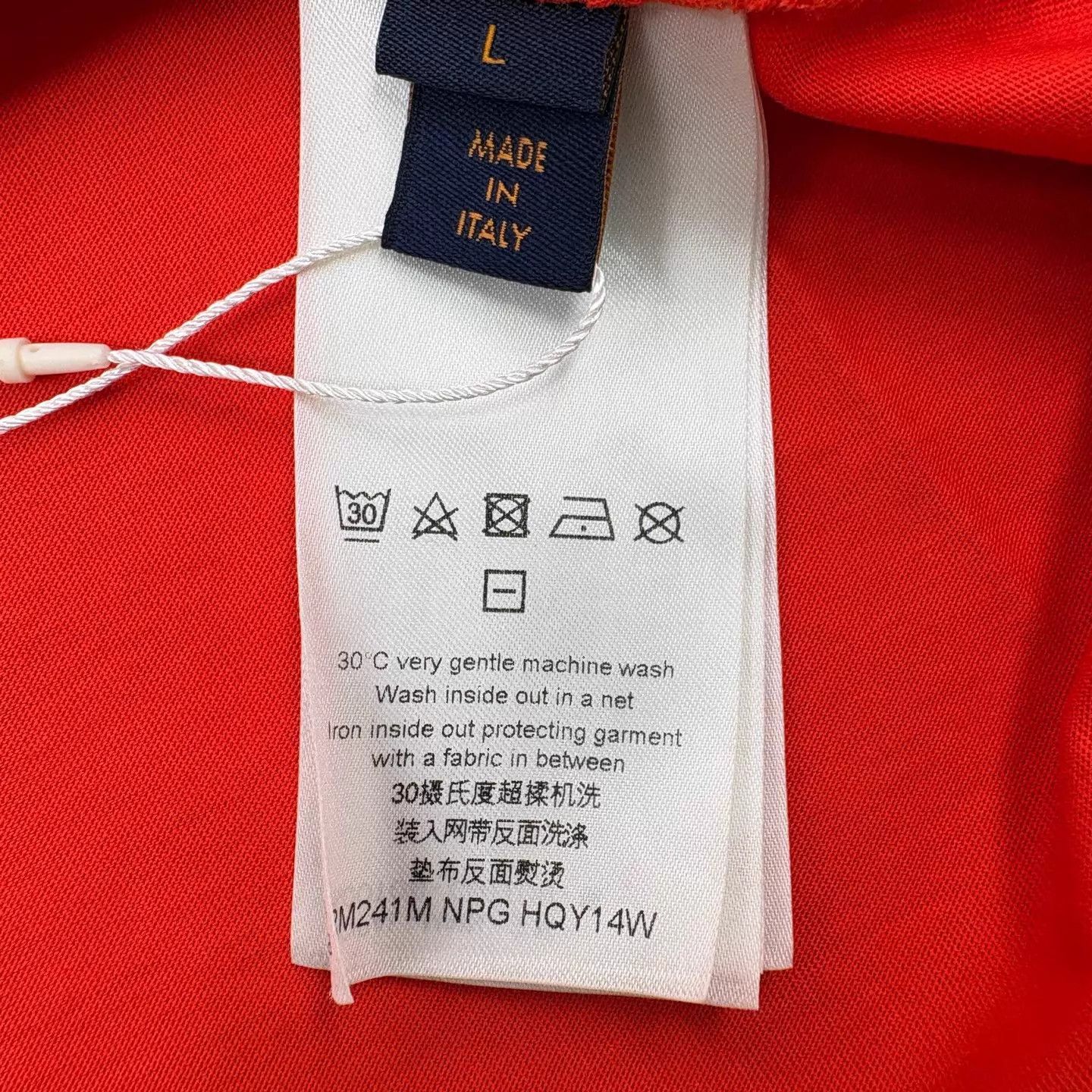 Louis Vuitton Louis Vuitton Orange Wave Logo SS Tee L Size US L / EU 52-54 / 3 - 7 Thumbnail