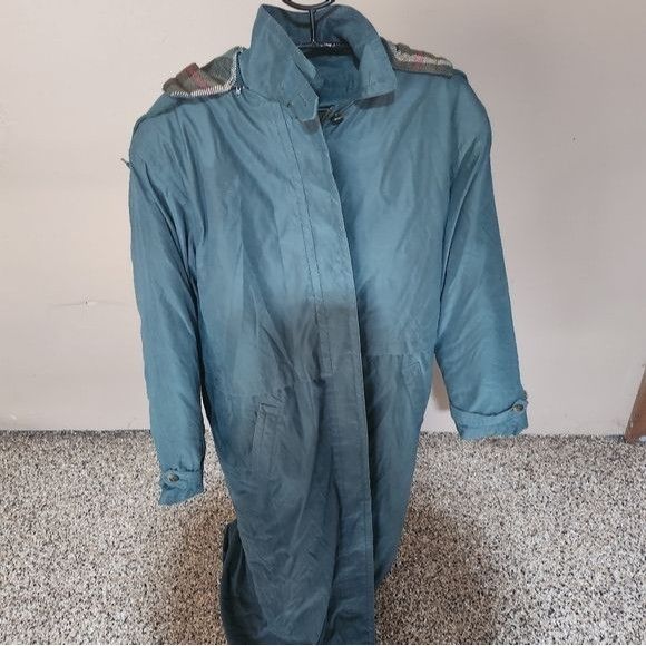 Eddie Bauer Eddie Bauer Long Zip Out Warm Wool Lining Hooded Teal Nylon Size L / US 10 / IT 46 - 1 Thumbnail