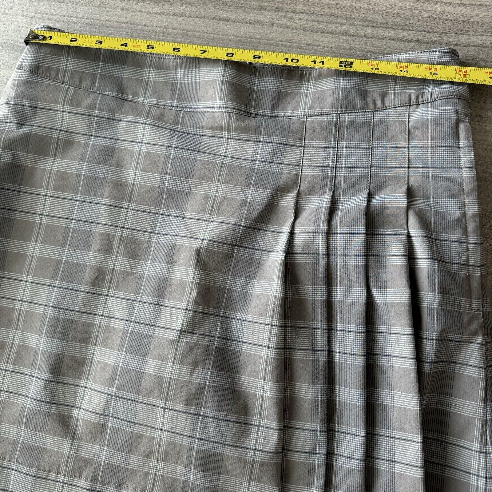 Nike Nike Golf Dri-FIT Plaid Pleated Skort Sz 10 Athletic Stretch Size 32" / US 10 / IT 46 - 8 Thumbnail