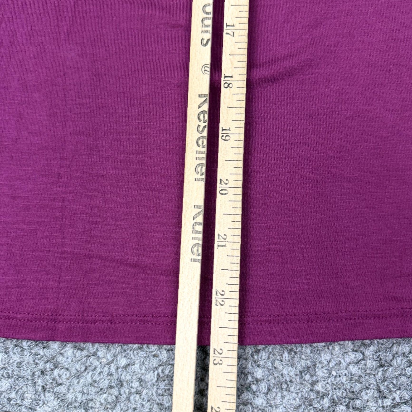 Vintage Rock & Republic Shirt Womens Medium Purple Off Shoulder Lattice Cutout Size M / US 6-8 / IT 42-44 - 6 Thumbnail