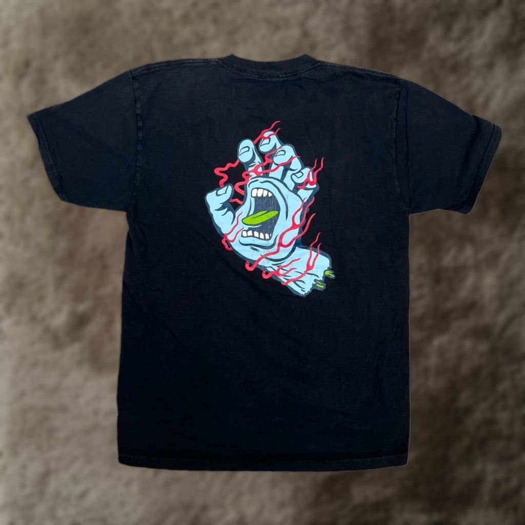 Vintage VINTAGE Santa Cruz T-Shirt 90s Men Black Size M Crew Neck Short Sleeve Logo Shirt Size US M / EU 48-50 / 2 - 1 Thumbnail