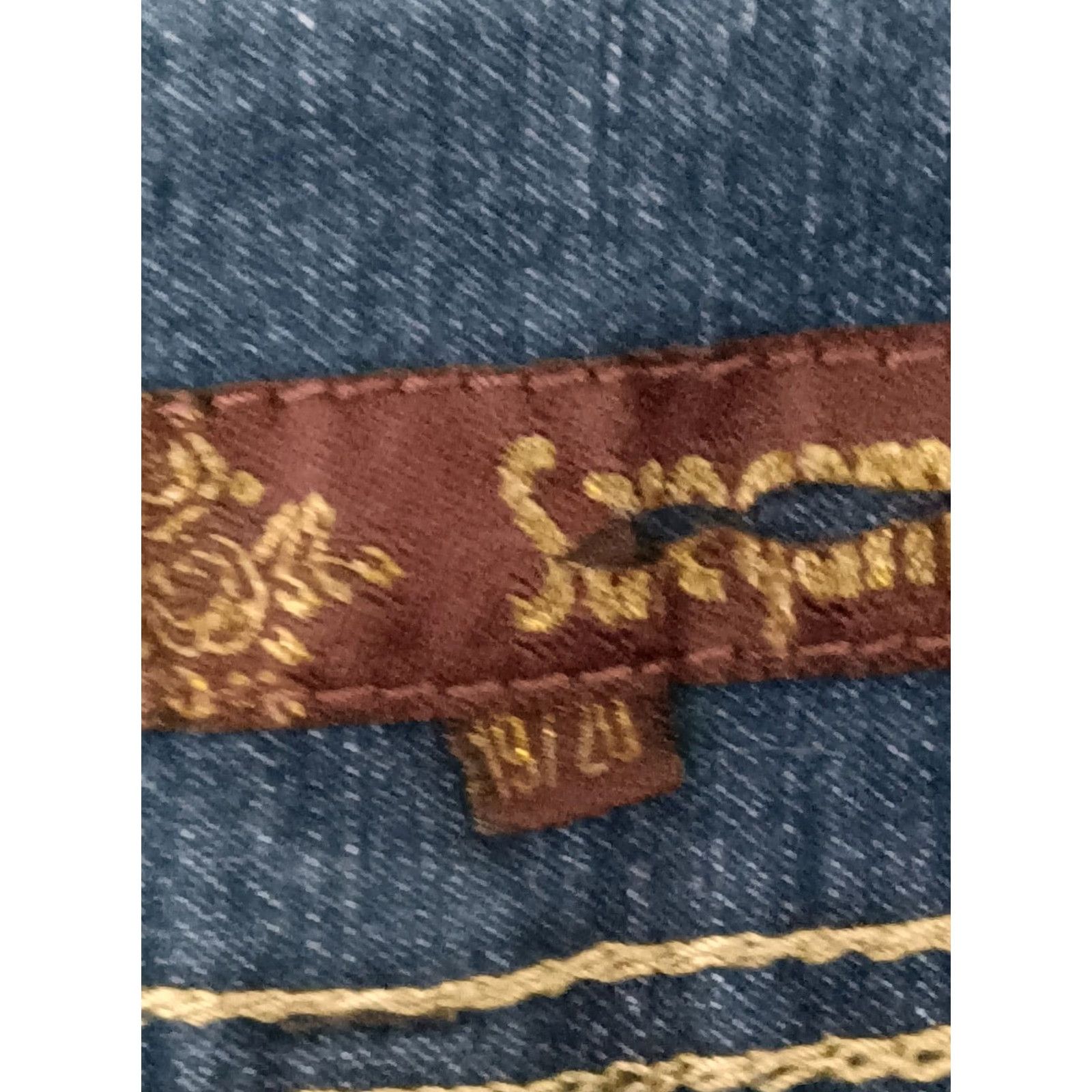 Vintage Unbranded Jeans Woman 3 Button Closure Medium Wash Skinny Blue 19/20 5-Pocket Design Denim Cotton Blend Stretch Slim Plus Jeans Kristen 90s Womens Size 40" / US 18 - 3 Thumbnail