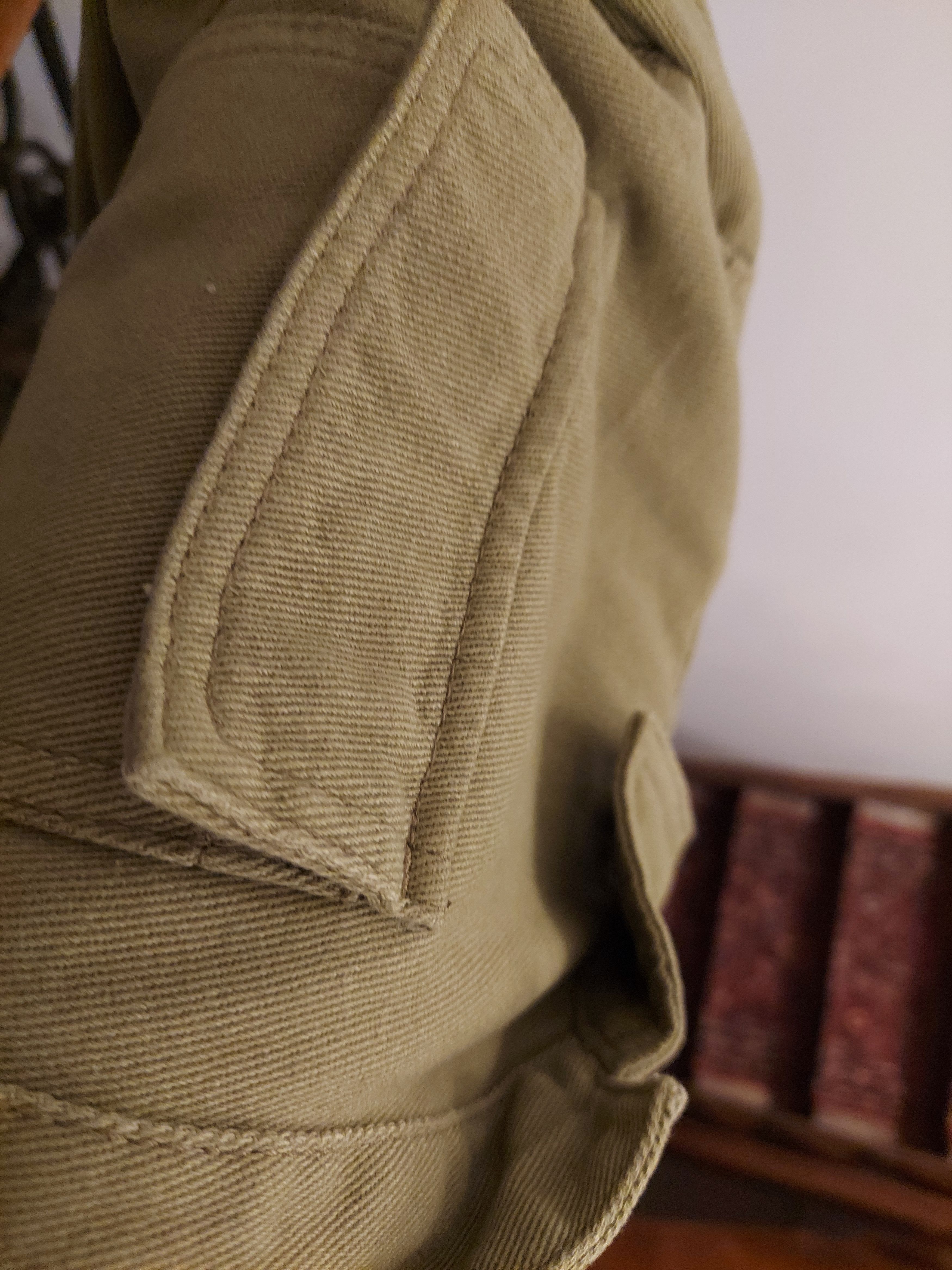 H&M Set: Khaki jacket, 38+ Ecru Shirt, 38+ Sage jeans, 40v Size M / US 6-8 / IT 42-44 - 7 Thumbnail