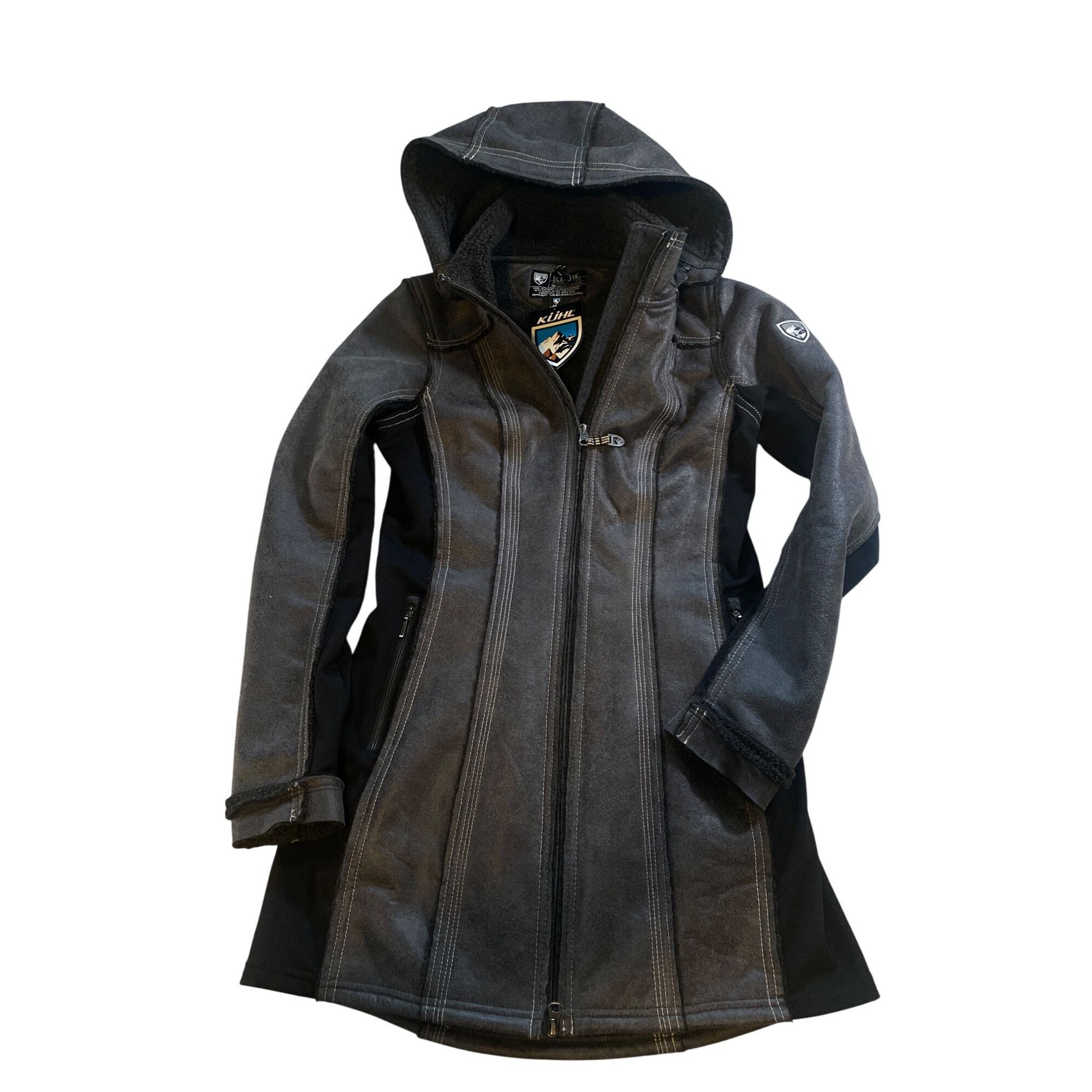 Kuhl NWT KUHL Women's XS Dani Sherpa Trench Jacket MSRP$349 Black Size XS / US 0-2 / IT 36-38 - 5 Thumbnail