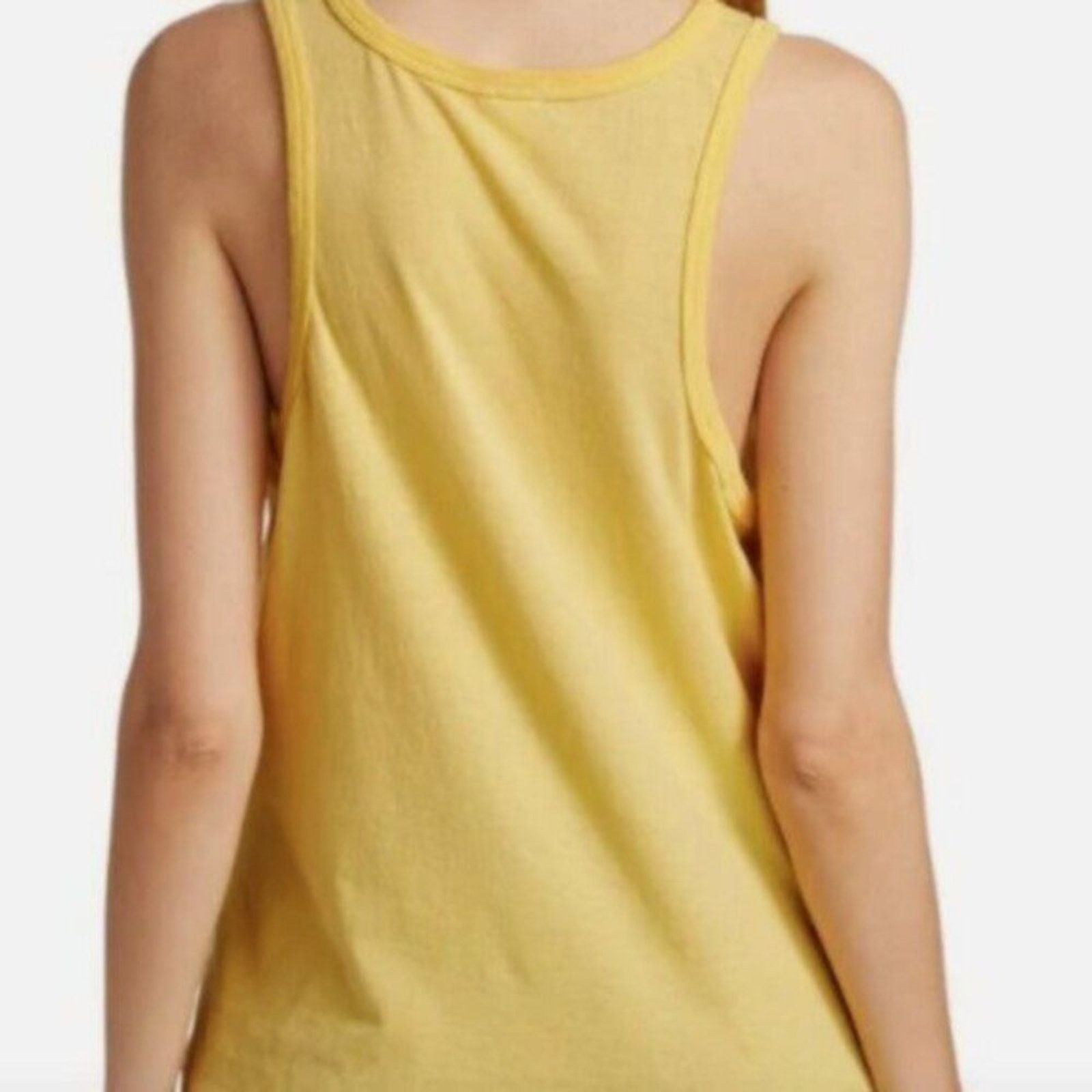 RE/DONE Redone Relaxed Cotton Beach Tank Yellow M Size M / US 6-8 / IT 42-44 - 4 Thumbnail