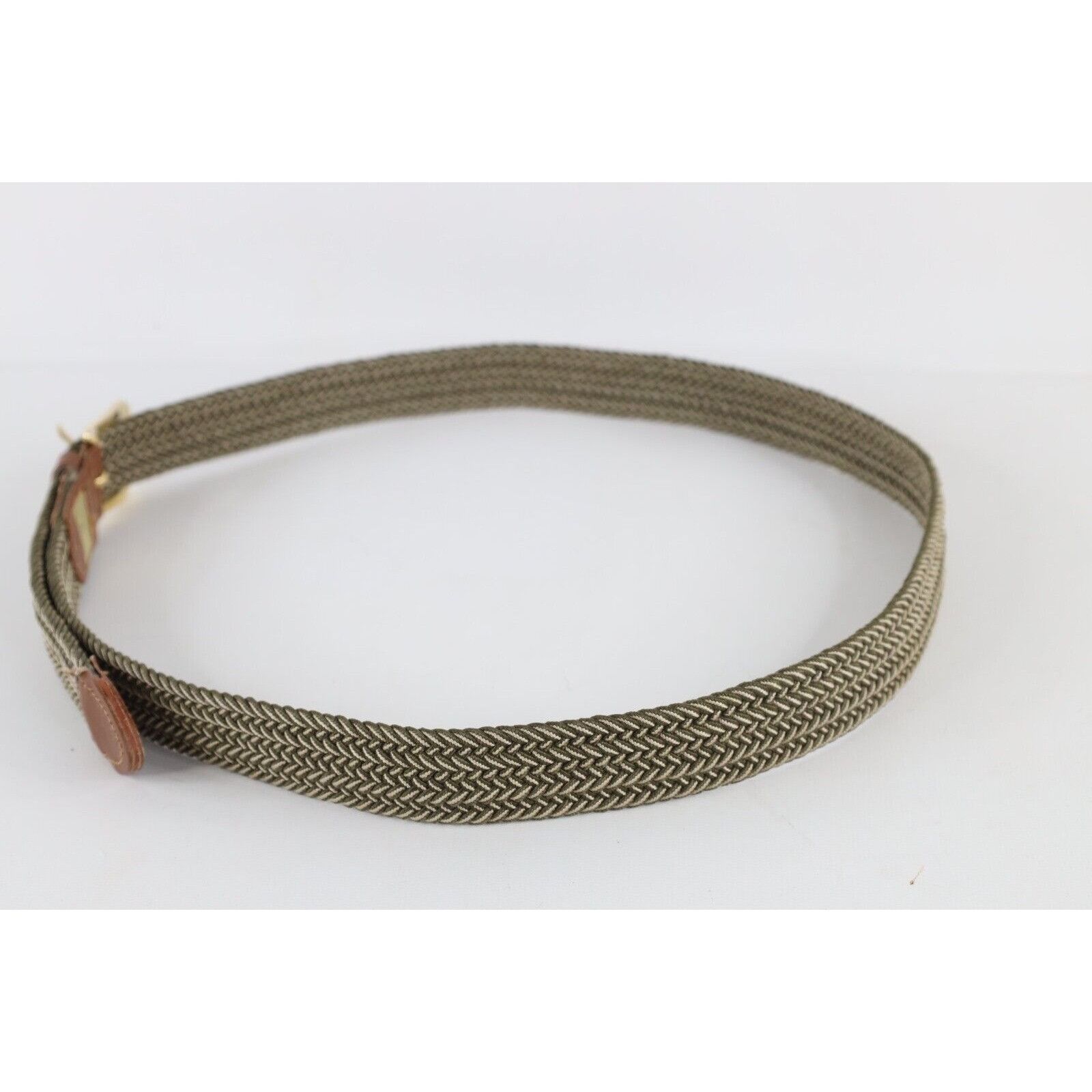 Vintage Deadstock Vintage 90s Streetwear Braided Stretch Belt Green Size ONE SIZE - 4 Thumbnail