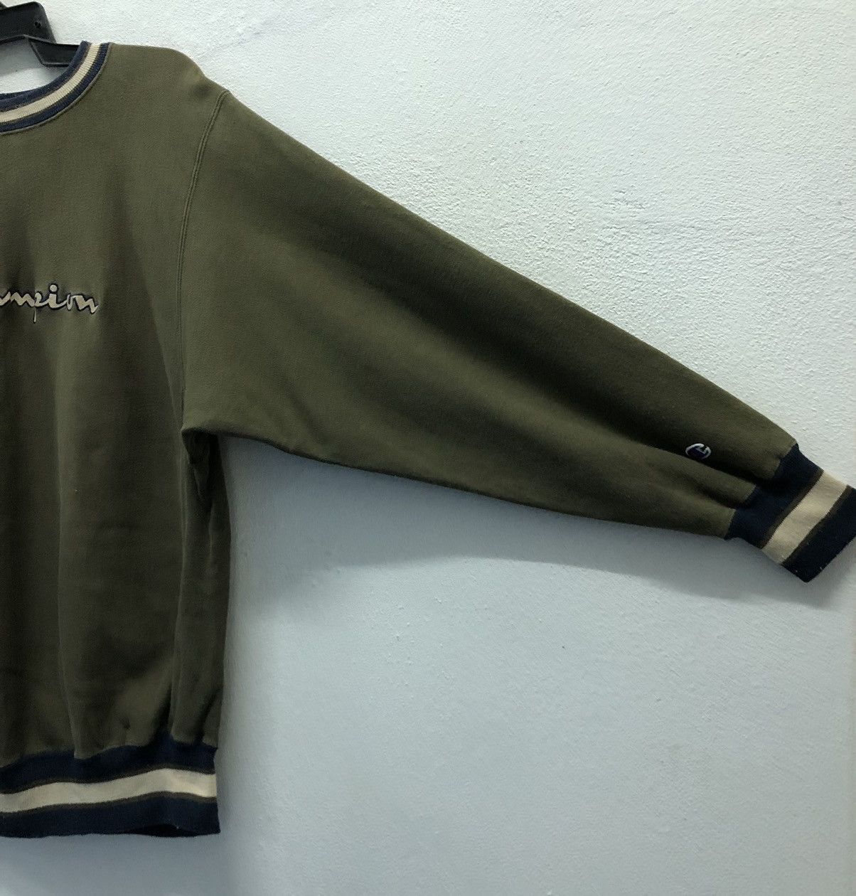 Champion Vintage Champion Reverse Weave Sweatshirt (Olive Green) Size US L / EU 52-54 / 3 - 5 Thumbnail