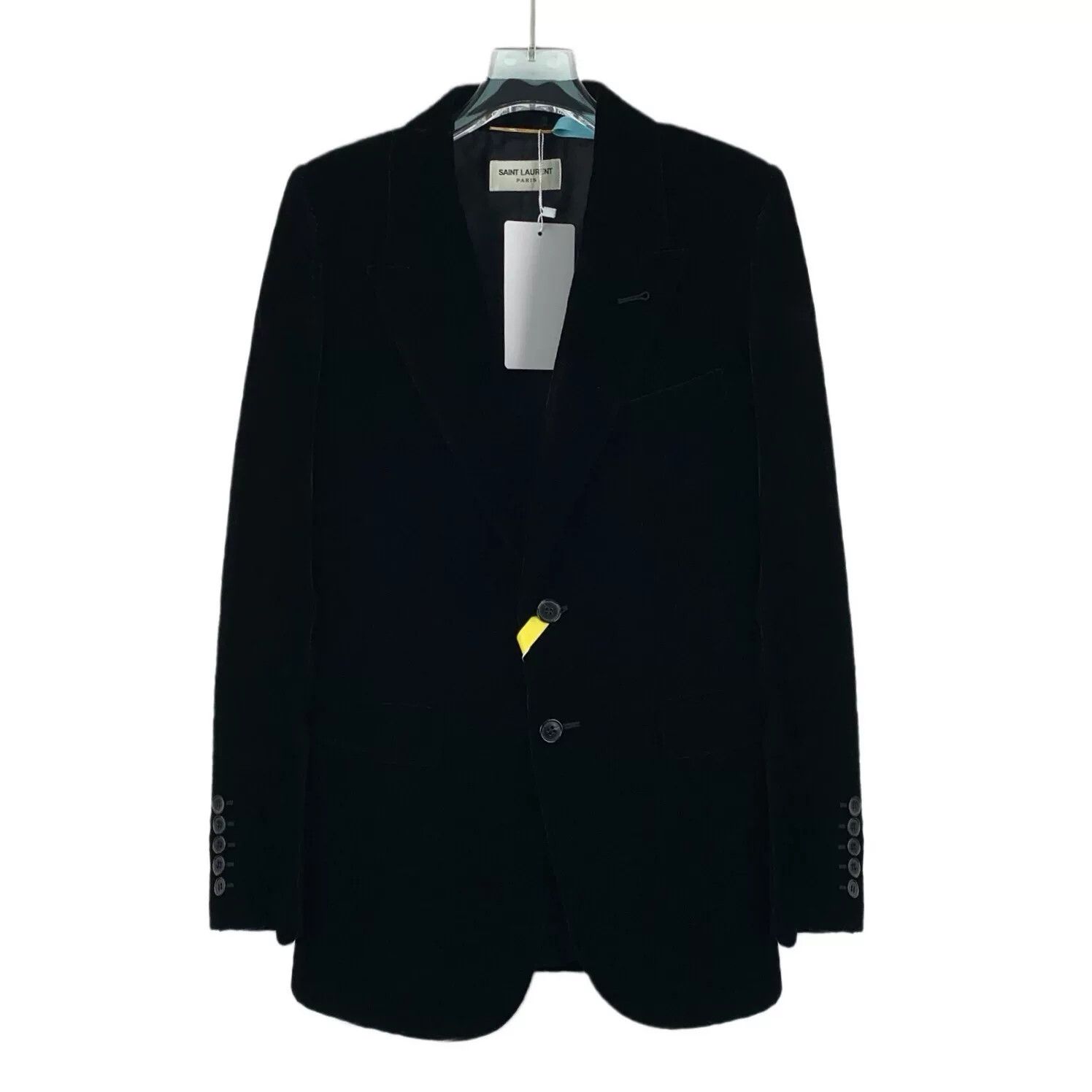 Saint Laurent Paris YSL Black Velvet Blazer Size XS / US 0-2 / IT 36-38 - 1 Thumbnail