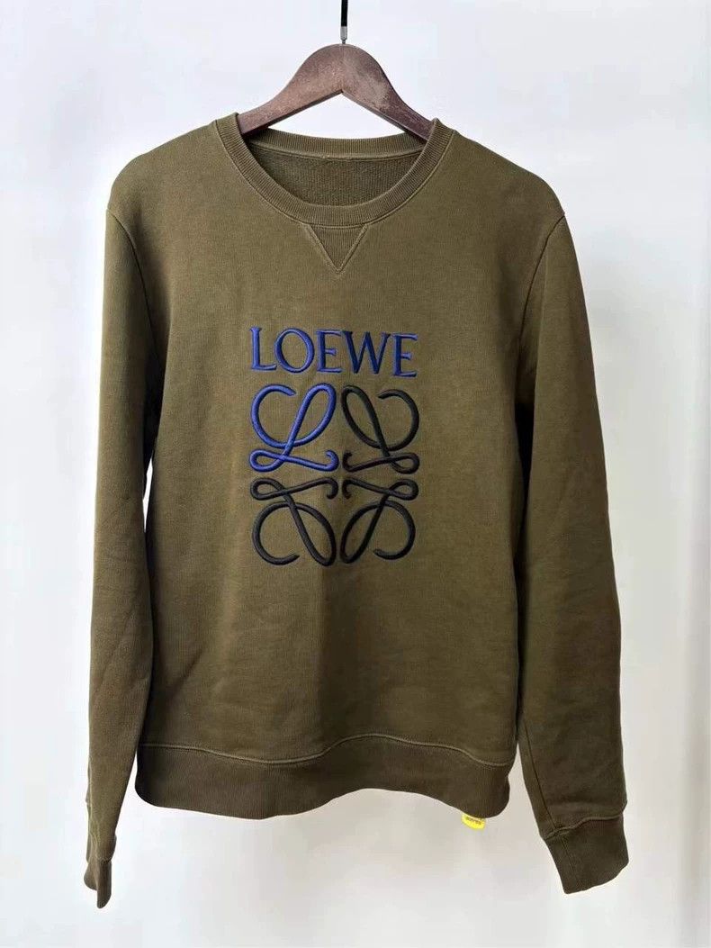 Loewe LOEWE Chest embroidered hoodie Size L / US 10 / IT 46 - 1 Thumbnail
