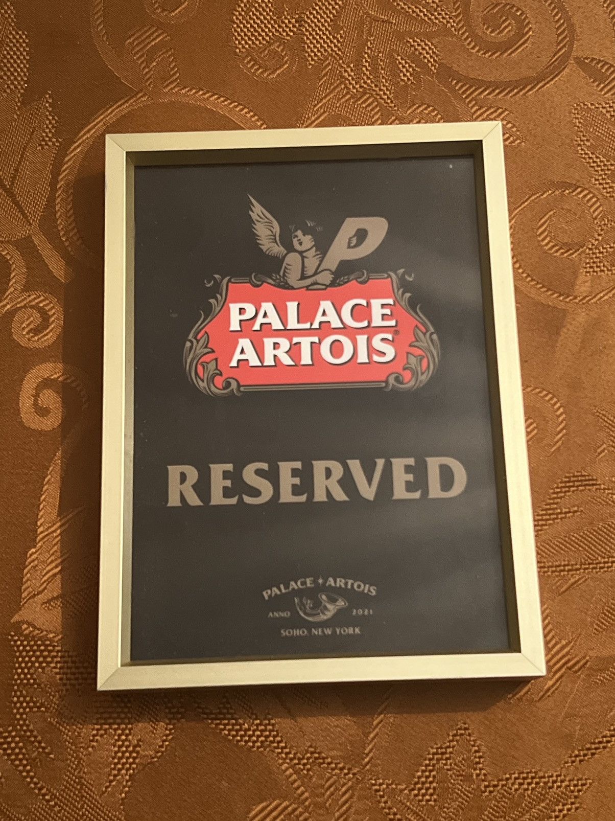 Palace Palace x Stella Artois Soho Pop Up Reserved Sign Size ONE SIZE - 1 Preview
