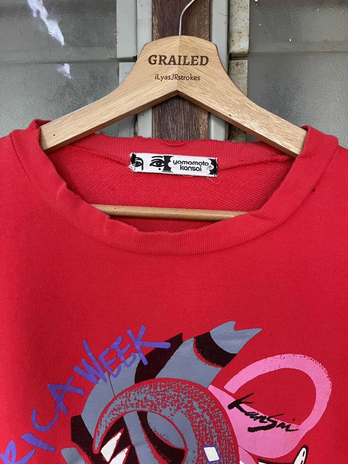 Kansai Yamamoto Vintage Kansai Yamamoto Africa Week Sweatshirt Size US M / EU 48-50 / 2 - 5 Thumbnail