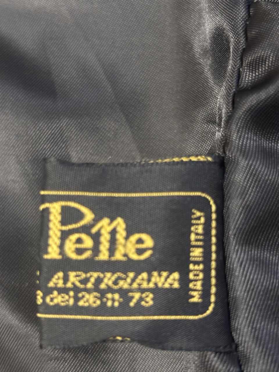 Vintage Vintage Dallas Black Leather Blazer/Coat Vera Lavorazione Size US L / EU 52-54 / 3 - 6 Thumbnail