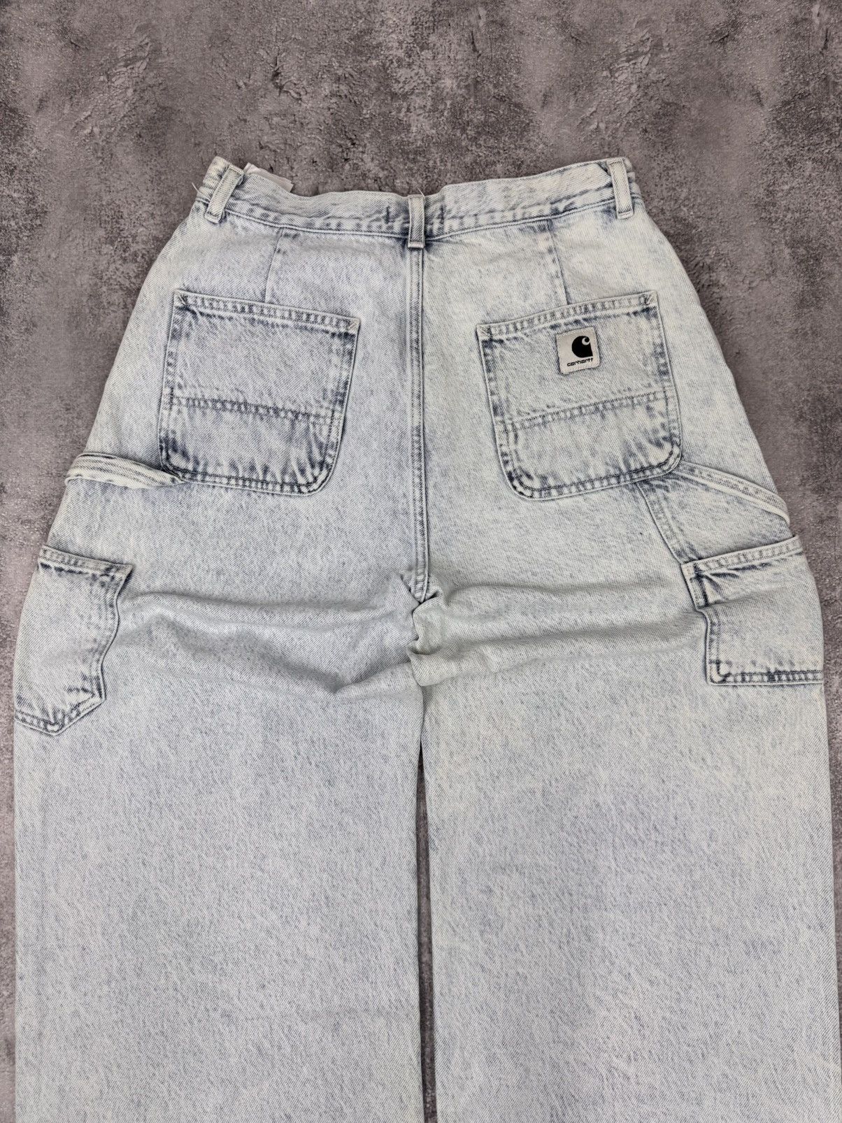 Carhartt Carhartt WIP Women Wide Leg Jeans Light Blue Size W29 Size 29" - 2 Thumbnail