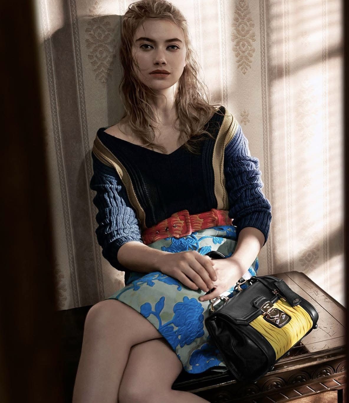 Prada MIU MIU SS 2015 Inside Out Knitted Wool Sweater prada runway Size S / US 4 / IT 40 - 1 Thumbnail