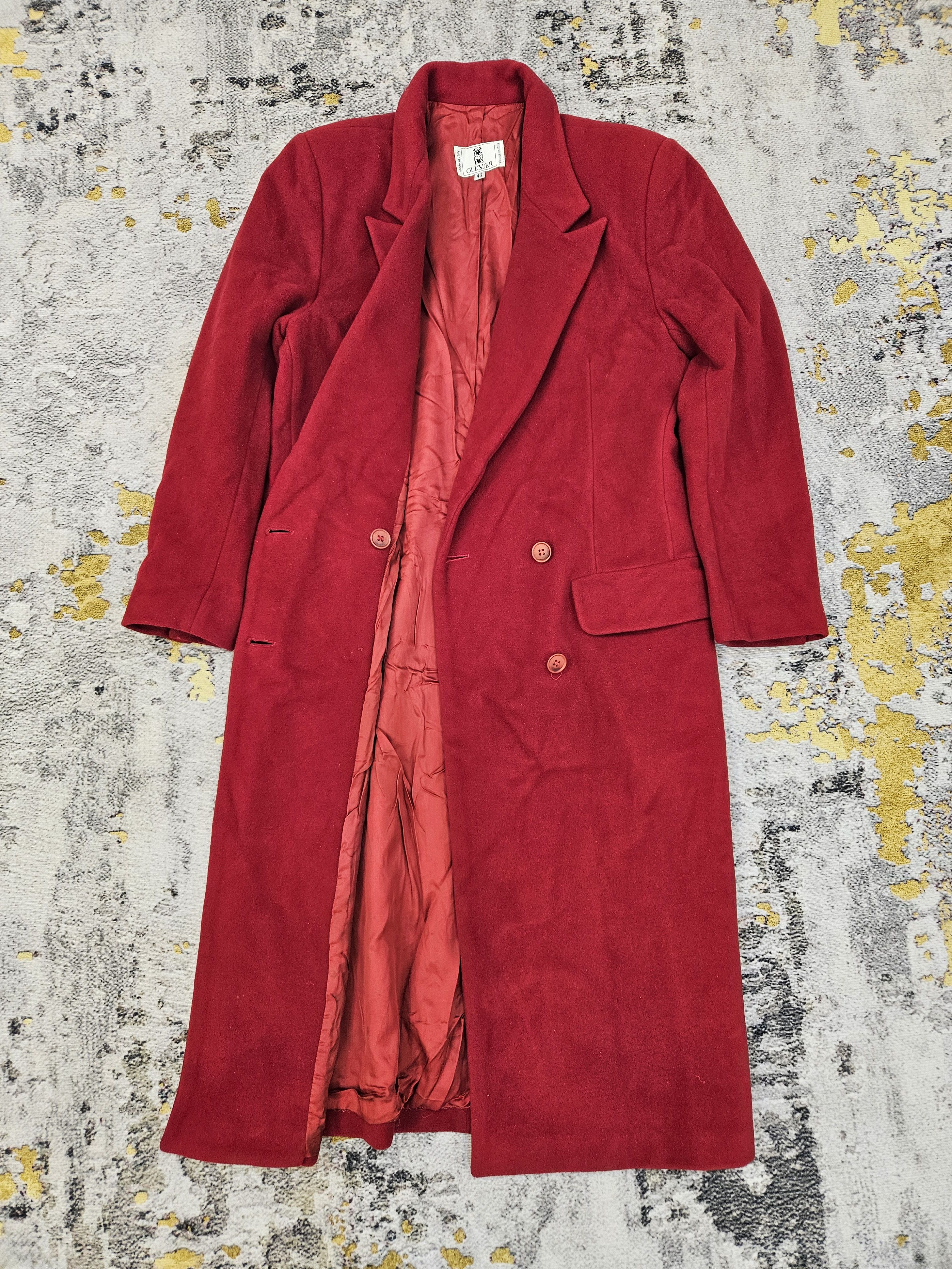 Valentino Oliver Valentino Made in Italy Long Wool Coat - Luxury Wear Size S / US 4 / IT 40 - 5 Thumbnail