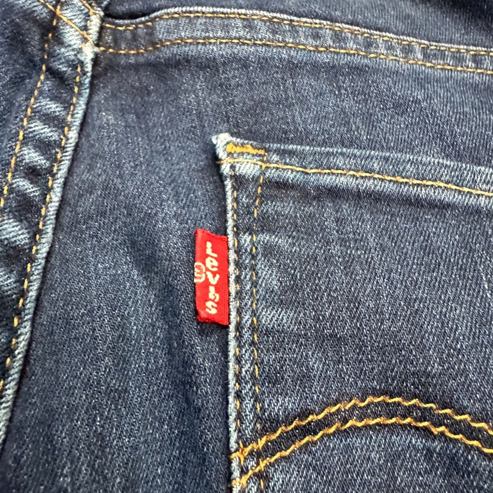 Levi's Levi's 721 High Rise Skinny Denim Jeans Womens Dark Wash Black 30x31 Stretch Regular 5-Pocket City Streetwear Mens Size 29" - 5 Thumbnail