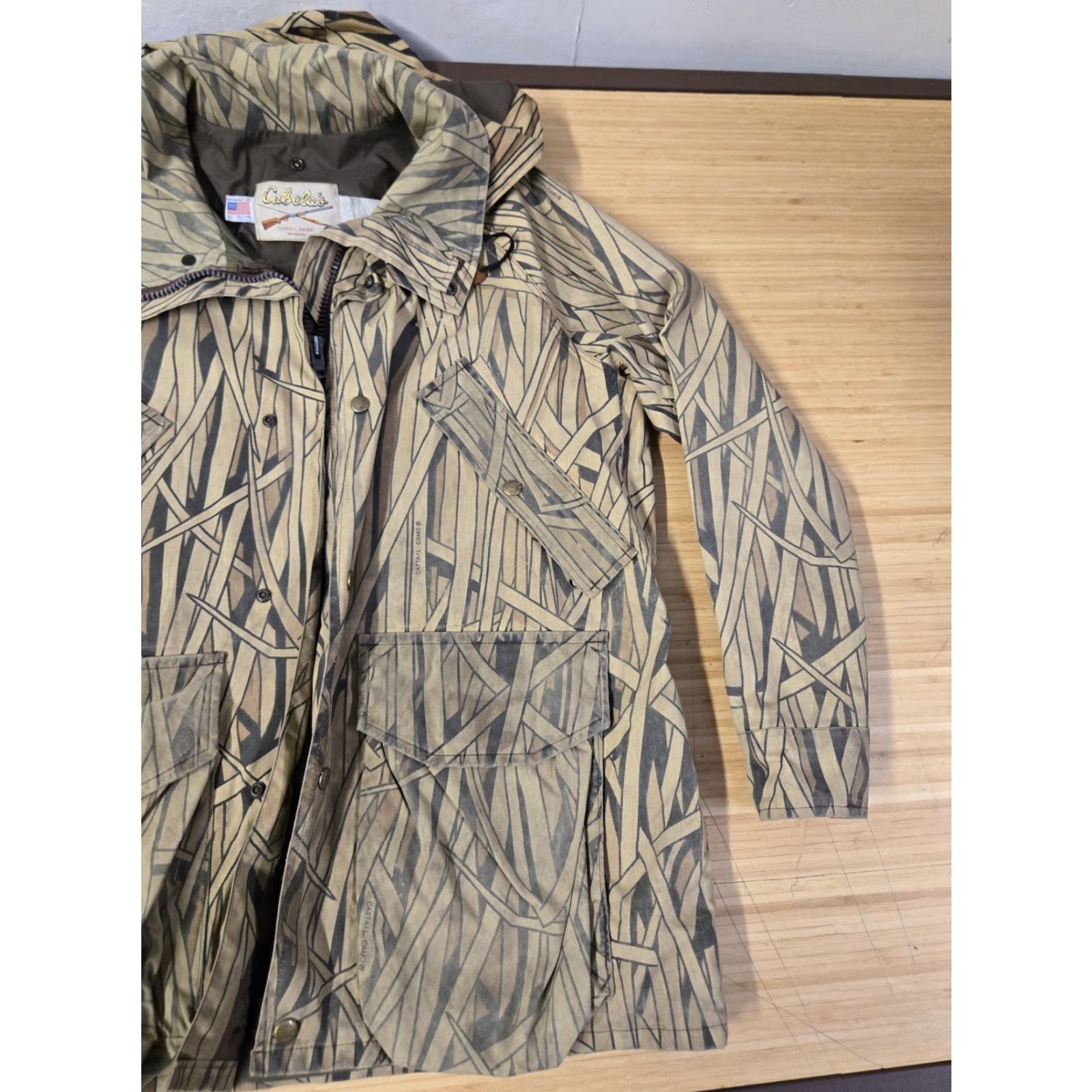 Vintage VINTAGE Cabela's Jacket Mens Large Camo Gore-Tex Hunting Coat Waterproof USA 90s Size US M / EU 48-50 / 2 - 2 Thumbnail
