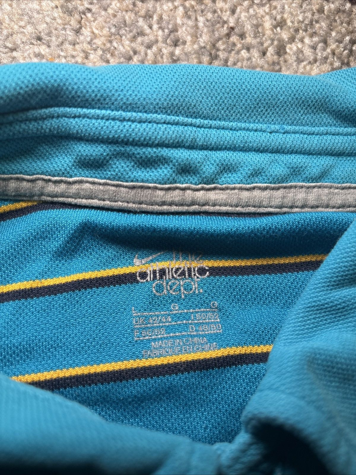 Nike Vintage Nike Athletic Dept. Polo Shirt Mens Size L Blue Size US L / EU 52-54 / 3 - 3 Thumbnail