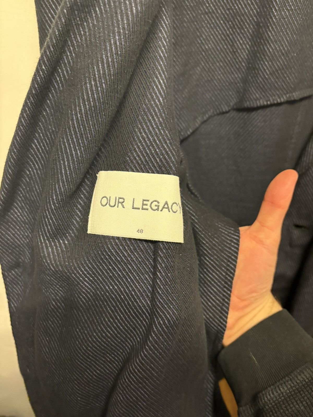 Our Legacy Our Legacy SS15 Cotton Linen Unstructured Blazer Size 36R - 2 Thumbnail