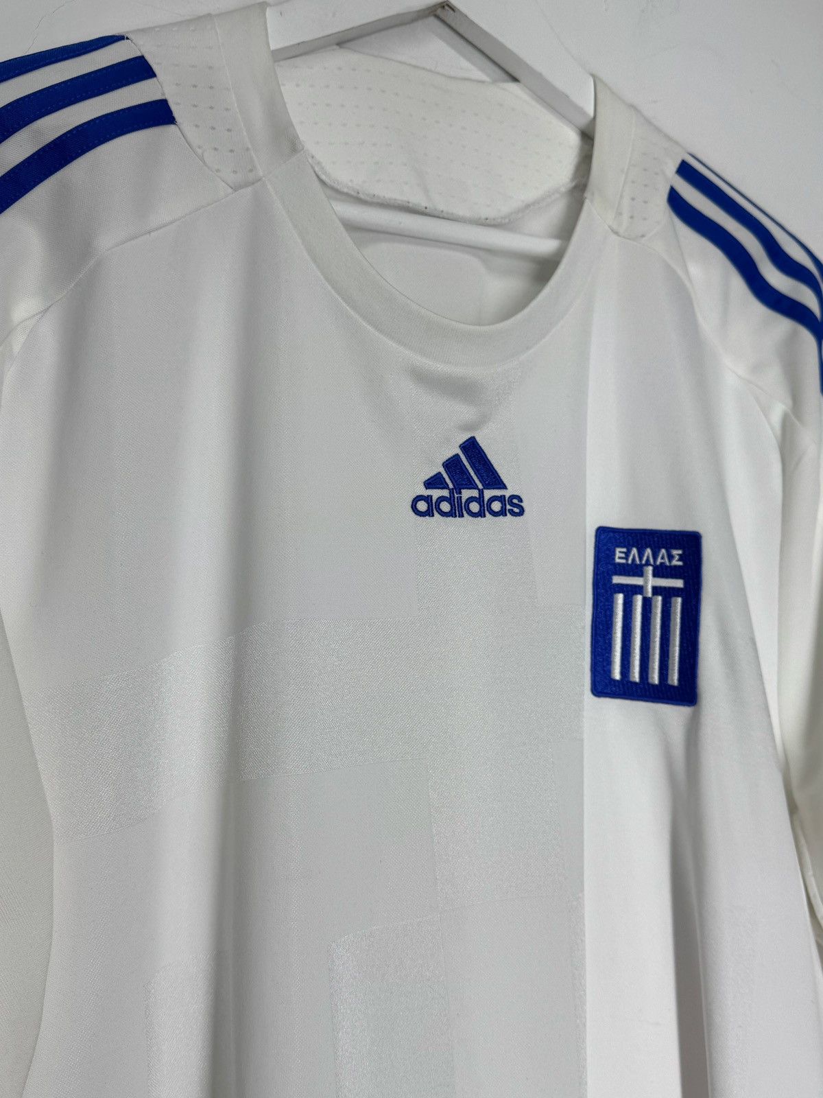 Adidas Adidas Greece 2008 Home Football Shirt World Cup Size US XXL / EU 58 / 5 - 3 Thumbnail