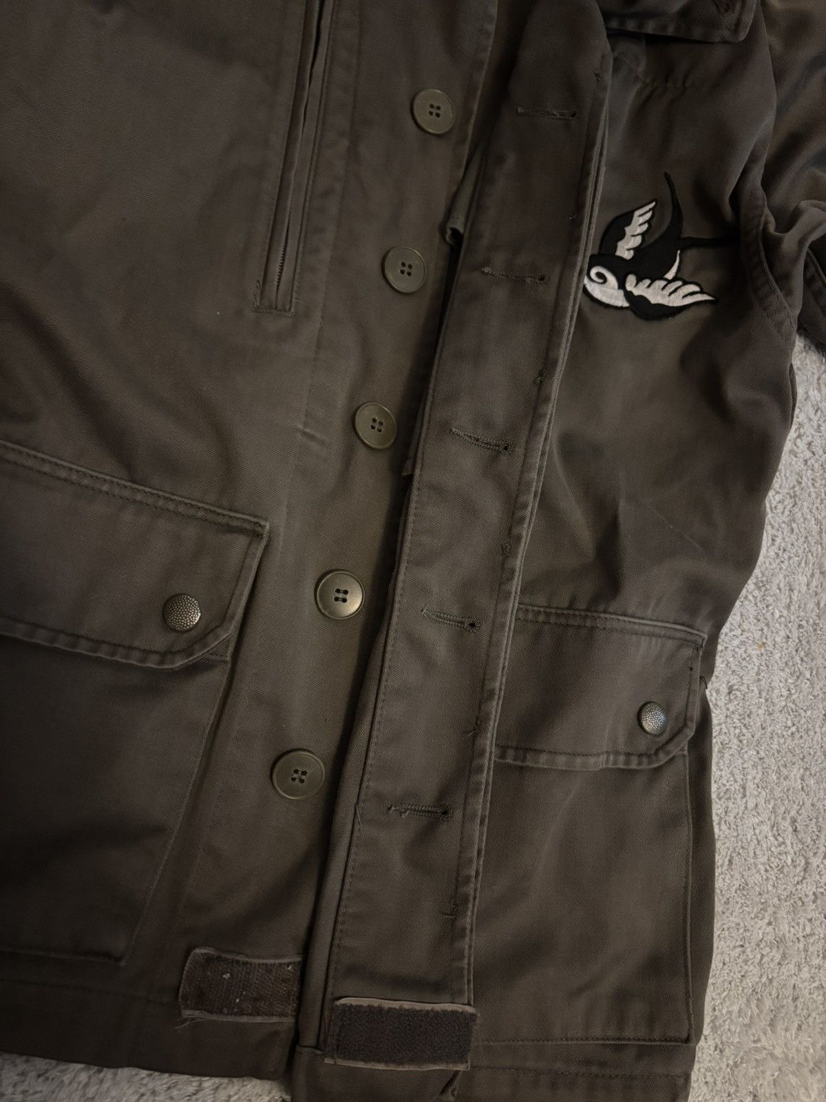 Vintage Original Vintage French 1980s Embroidered Military Jacket Size US M / EU 48-50 / 2 - 7 Thumbnail