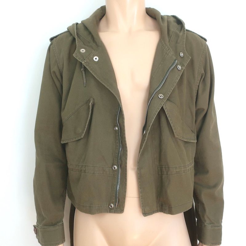 Saint Laurent Paris Saint Laurent Military Parka Army Green Twill Size 48 Size US M / EU 48-50 / 2 - 2 Thumbnail