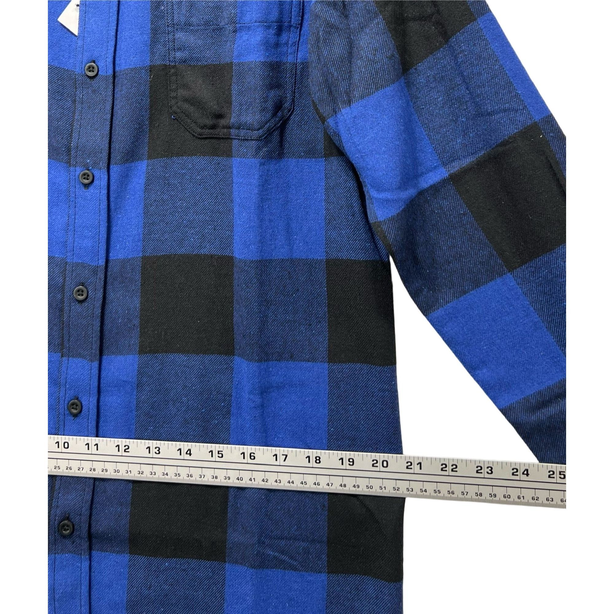 rue21 Rue 21 - Men Long Sleeve Plaid Shirt - Blue/Black - Small Size US S / EU 44-46 / 1 - 5 Thumbnail