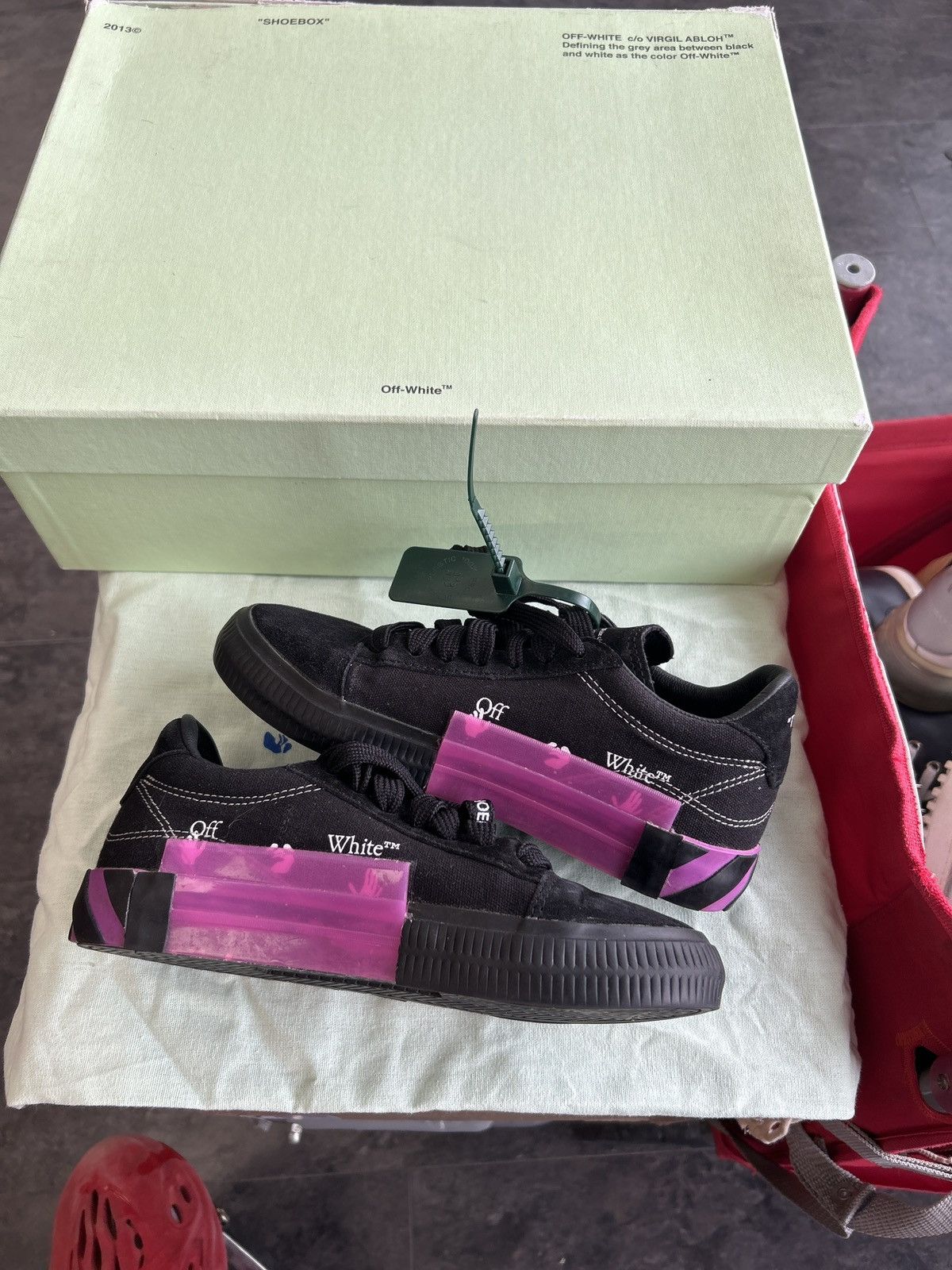 Off-White Off white vulcanized purple Size US 6 / IT 36 - 2 Thumbnail