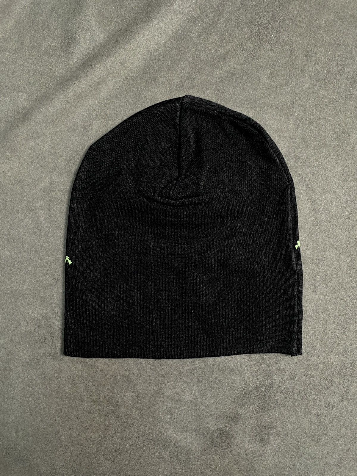 Japanese Brand Rare Y2k Gothic Spider Graphic No Cuff Knit Black Beanie OS Size ONE SIZE - 4 Thumbnail