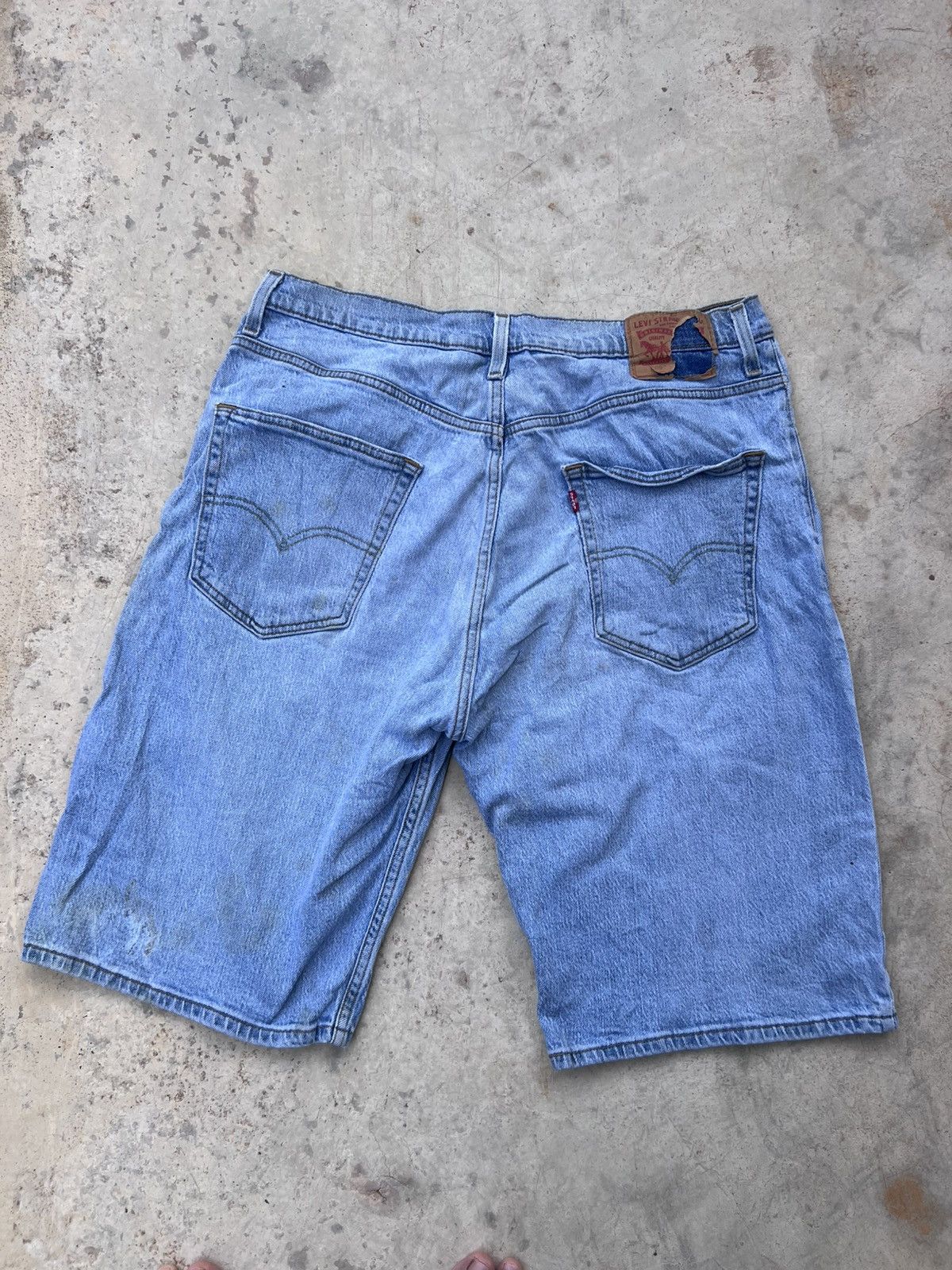 Levi's Vintage Levis Baggy Short Denim Size US 35 - 3 Thumbnail