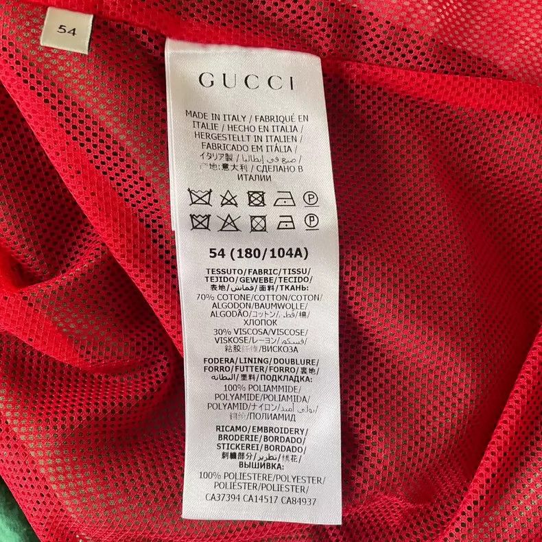 Gucci Gucci Letter Logo Print Color Block Stand-up Collar Jacket Size US L / EU 52-54 / 3 - 4 Thumbnail