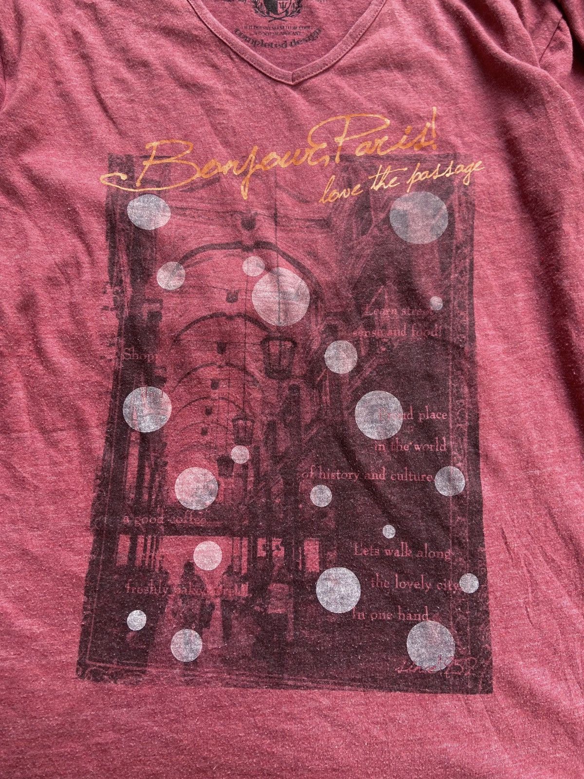 Beauty Beast × Hysteric Glamour × Japanese Brand BONJOUR PARIS! LOVE THE PASSAGE LONG SLEEVE Size US L / EU 52-54 / 3 - 5 Thumbnail