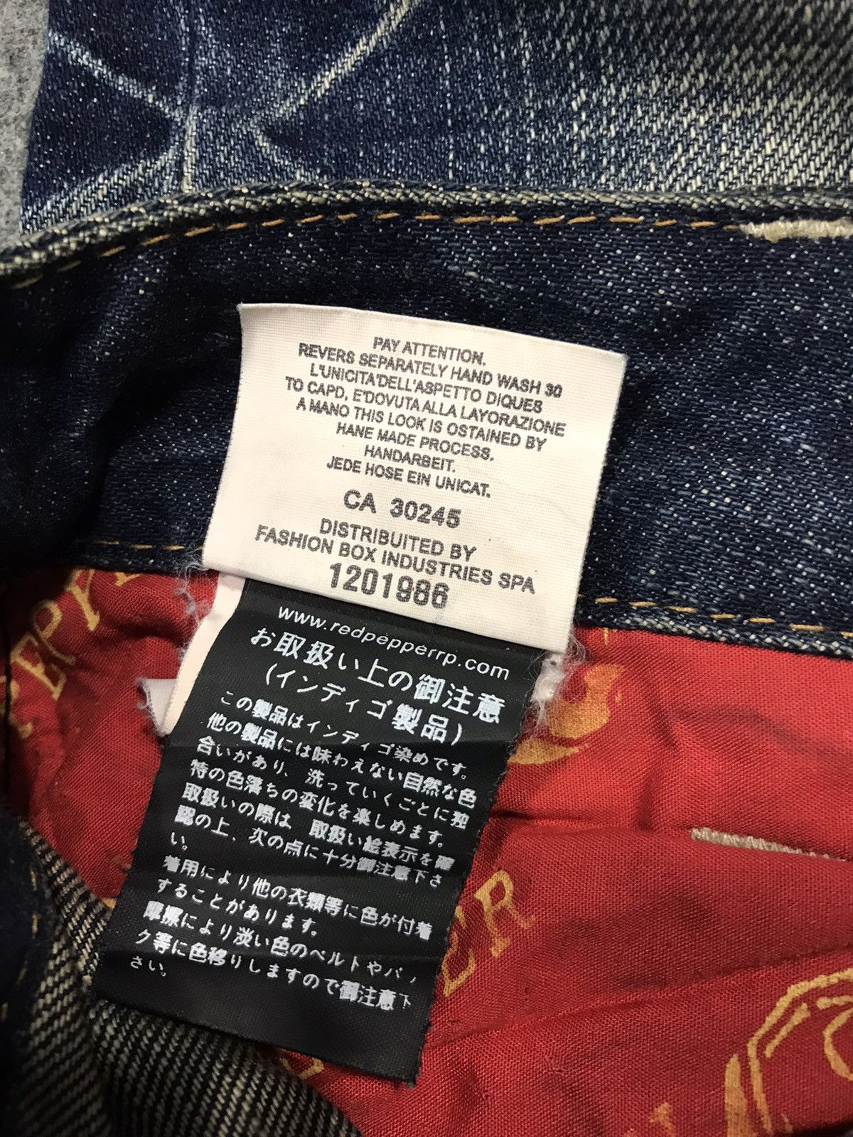 Japanese Brand × Vintage Vintage RedPepper Denim Jeans Zipper Style Size US 31 - 19 Thumbnail