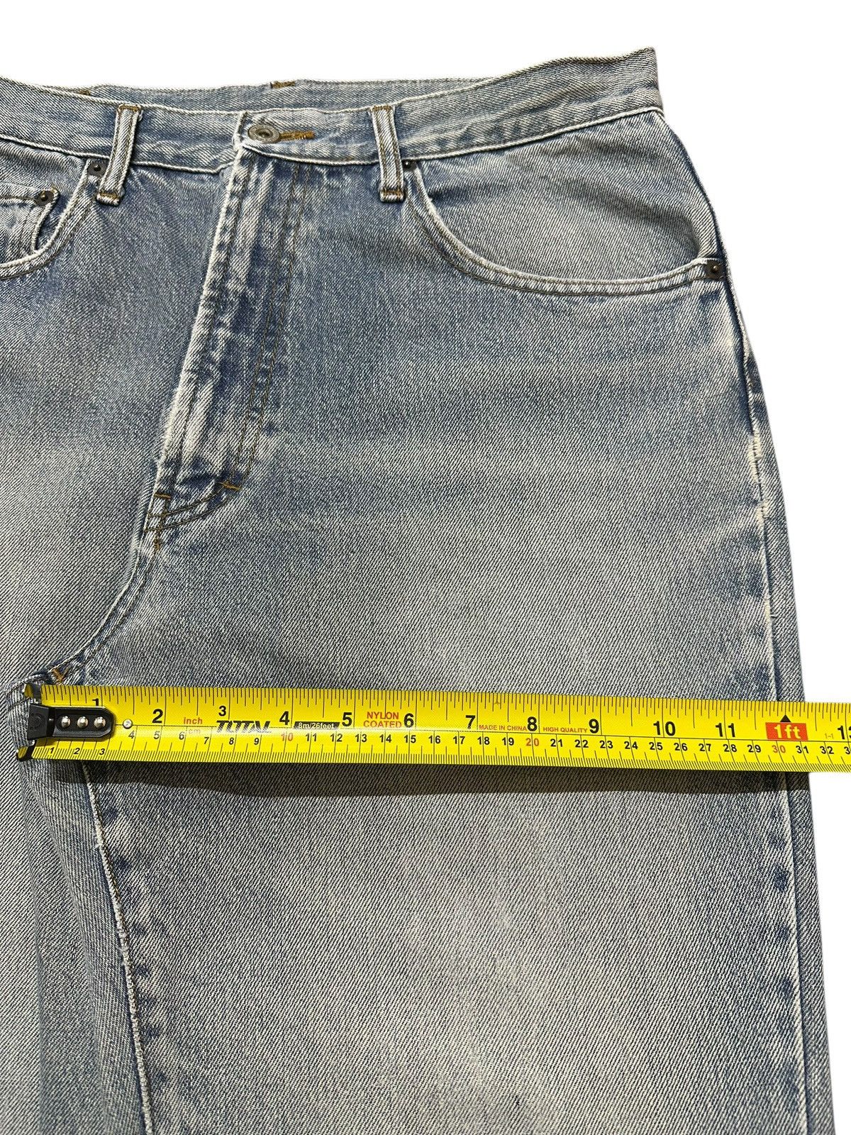 Japanese Brand Vintage Japanese Brand Blue Wash Style Baggy Jeans Size US 32 / EU 48 - 14 Thumbnail