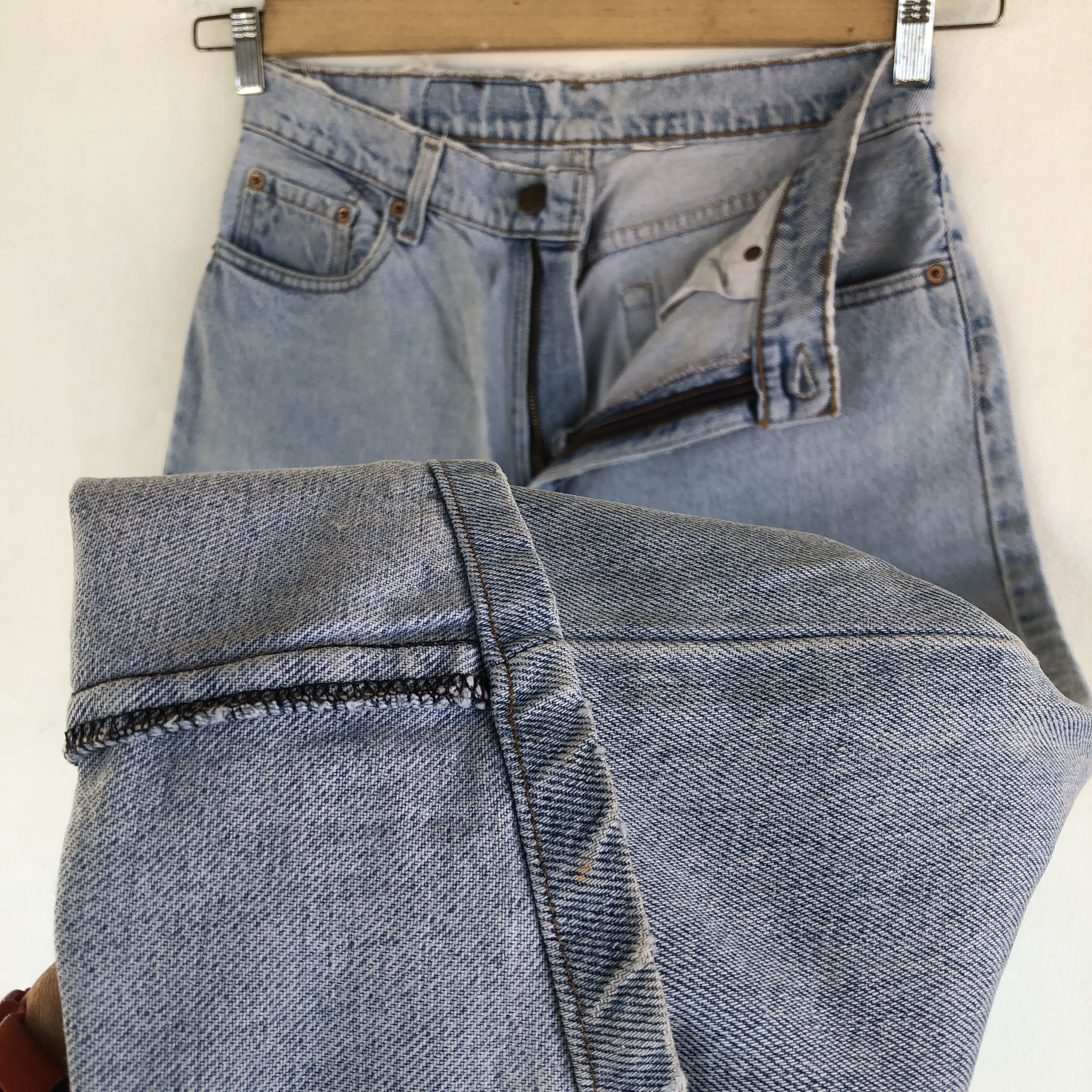 Levi's Vintage Levis 560 Light Wash Jeans Levi's Painter Denim Size 28" / US 6 / IT 42 - 8 Thumbnail