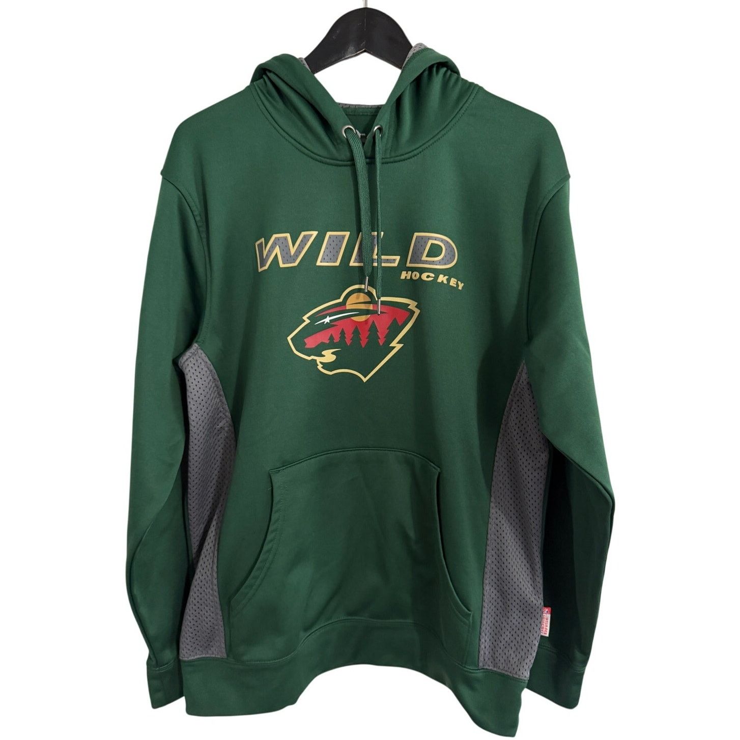 Majestic Minnesota Wild Majestic Green Hoodie Men's Size Medium Size US M / EU 48-50 / 2 - 1 Thumbnail