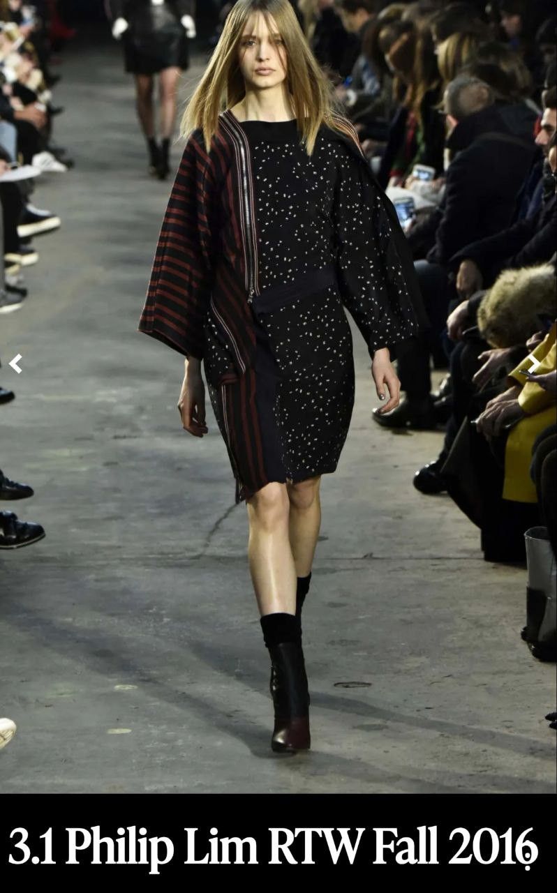 3.1 Phillip Lim 2016 Runway Phillip Lim Reconstructed Silk DressRobeKimono Size XS / US 0-2 / IT 36-38 - 14 Thumbnail