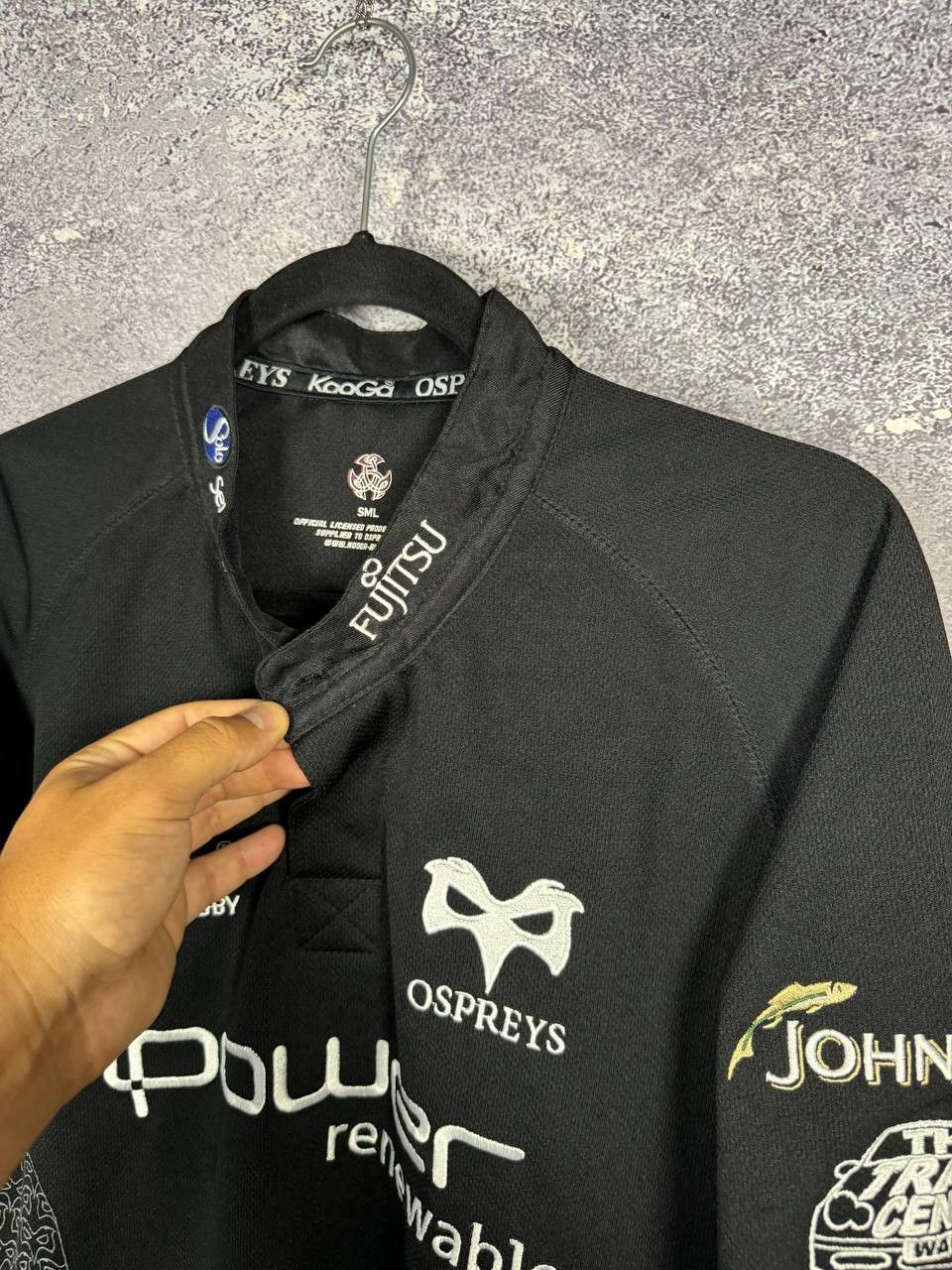 Rugby Ralph Lauren Ospreys Rugby Union Shirt KooGa 2008/09 Jersey Small Size US S / EU 44-46 / 1 - 8 Thumbnail