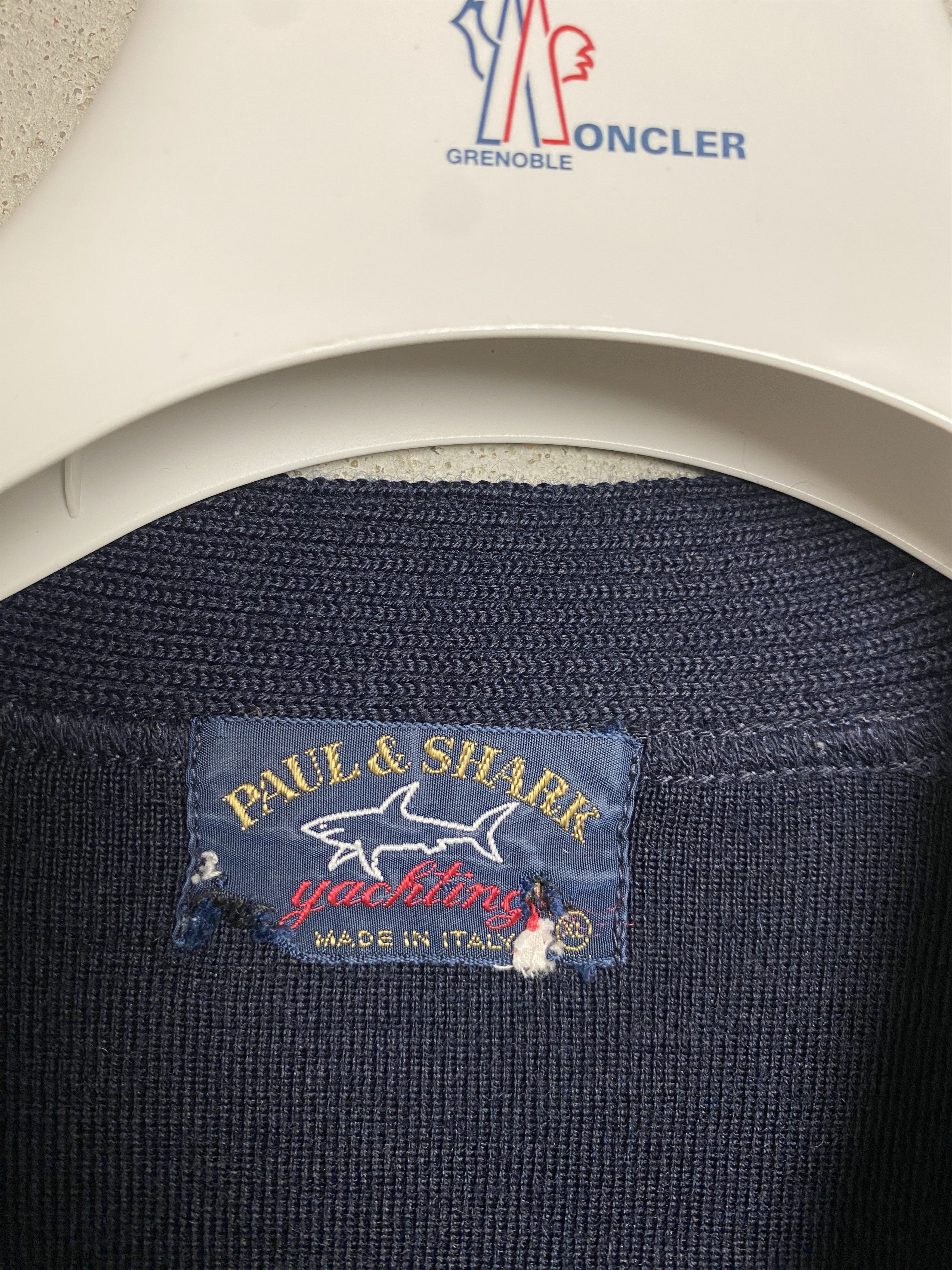 Paul & Shark Paul & Shark vintage wool blend cardigan sweater knitwear Size US XL / EU 56 / 4 - 3 Thumbnail