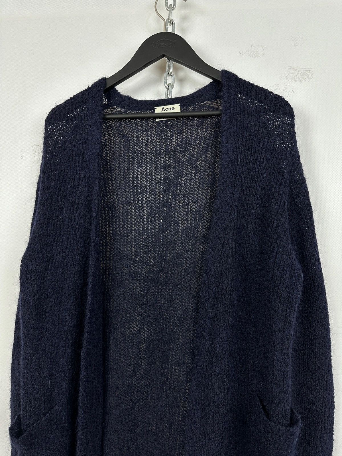 Acne Studios Acne Studios Priya Mohair Linen Alpaca Knitted Cardigan Size XS / US 0-2 / IT 36-38 - 5 Thumbnail