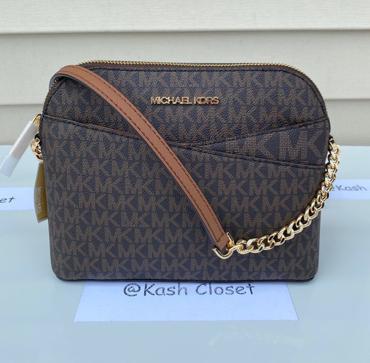 Michael Kors Michael Kors Dome Crossbody Bag Medium JET Set Travel MK