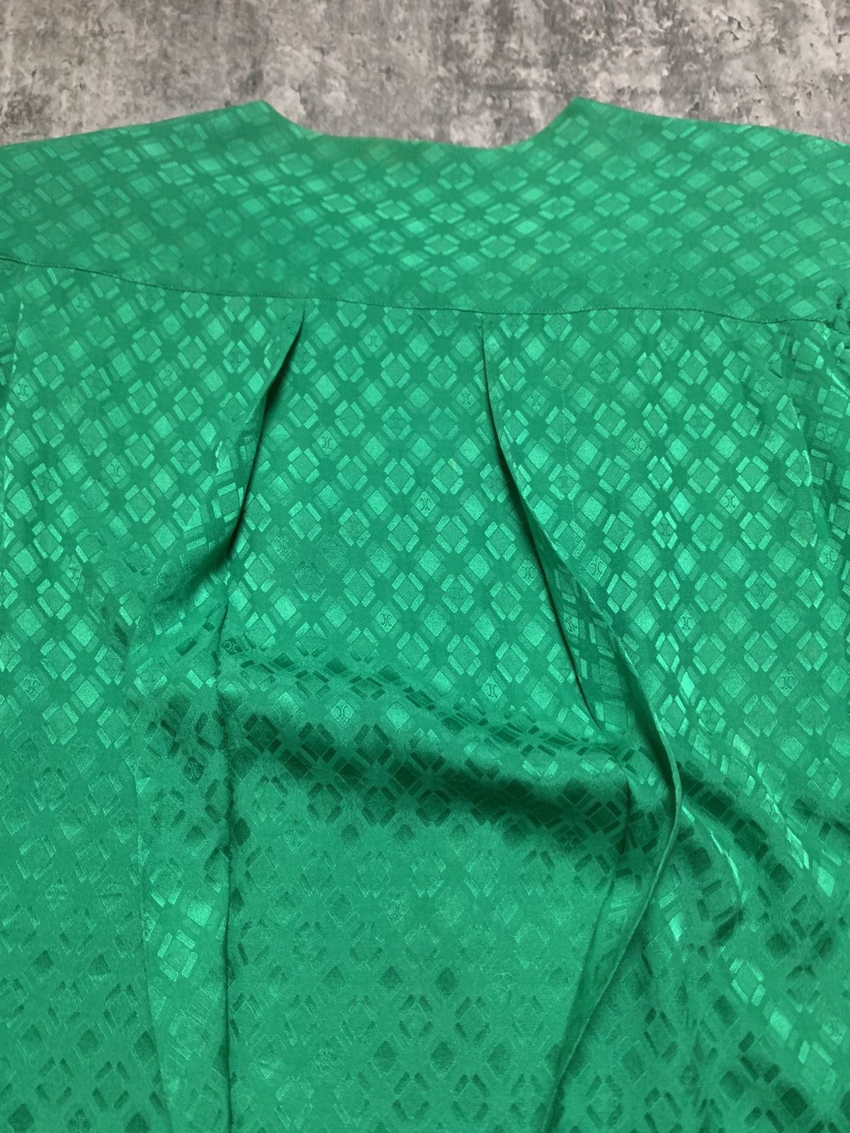 Celine Celine Double Pleated Green Monogram Patterned Size M / US 6-8 / IT 42-44 - 5 Thumbnail