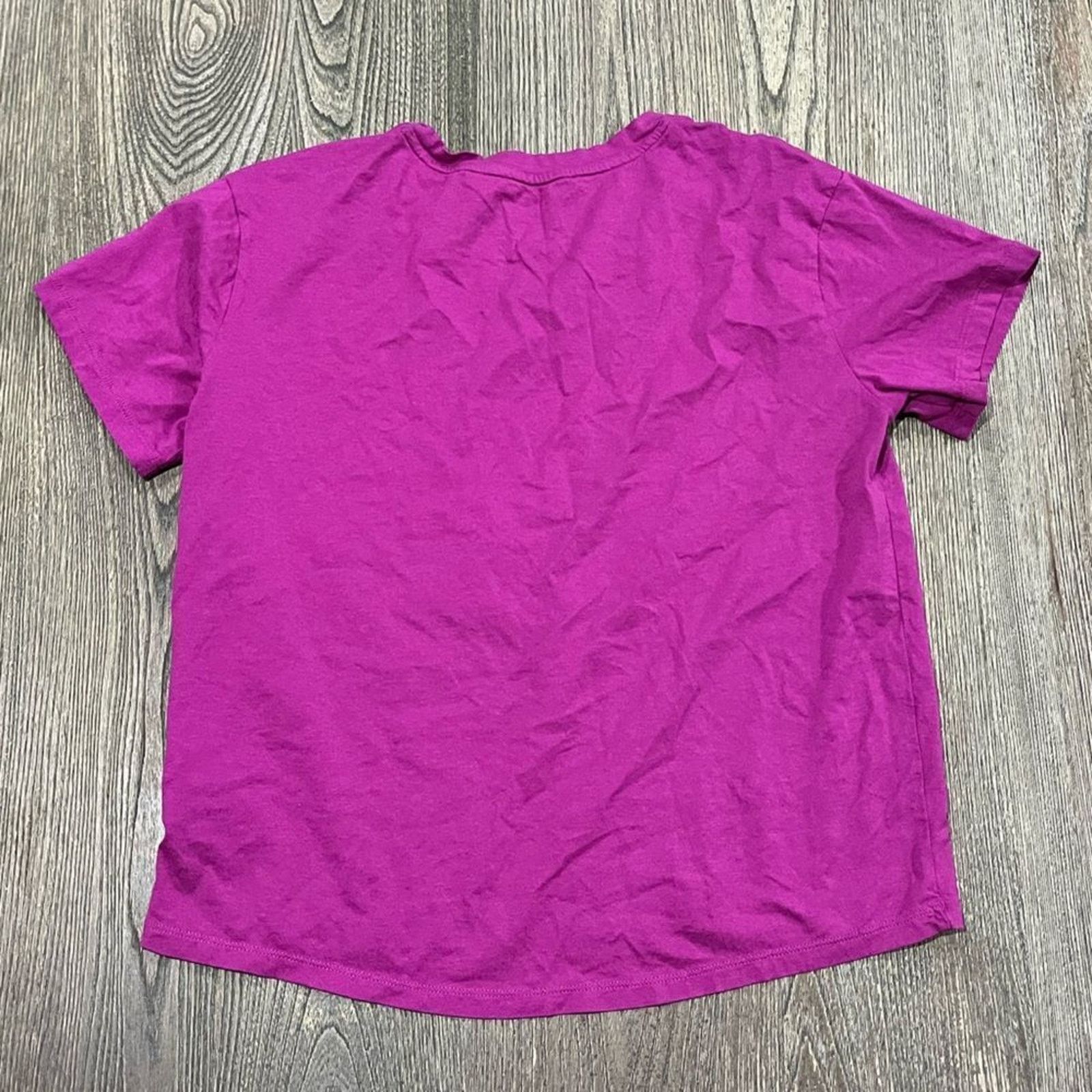 Reebok Reebok Performace Top Short Sleeve Logo Print Purple Small Size S / US 4 / IT 40 - 5 Thumbnail