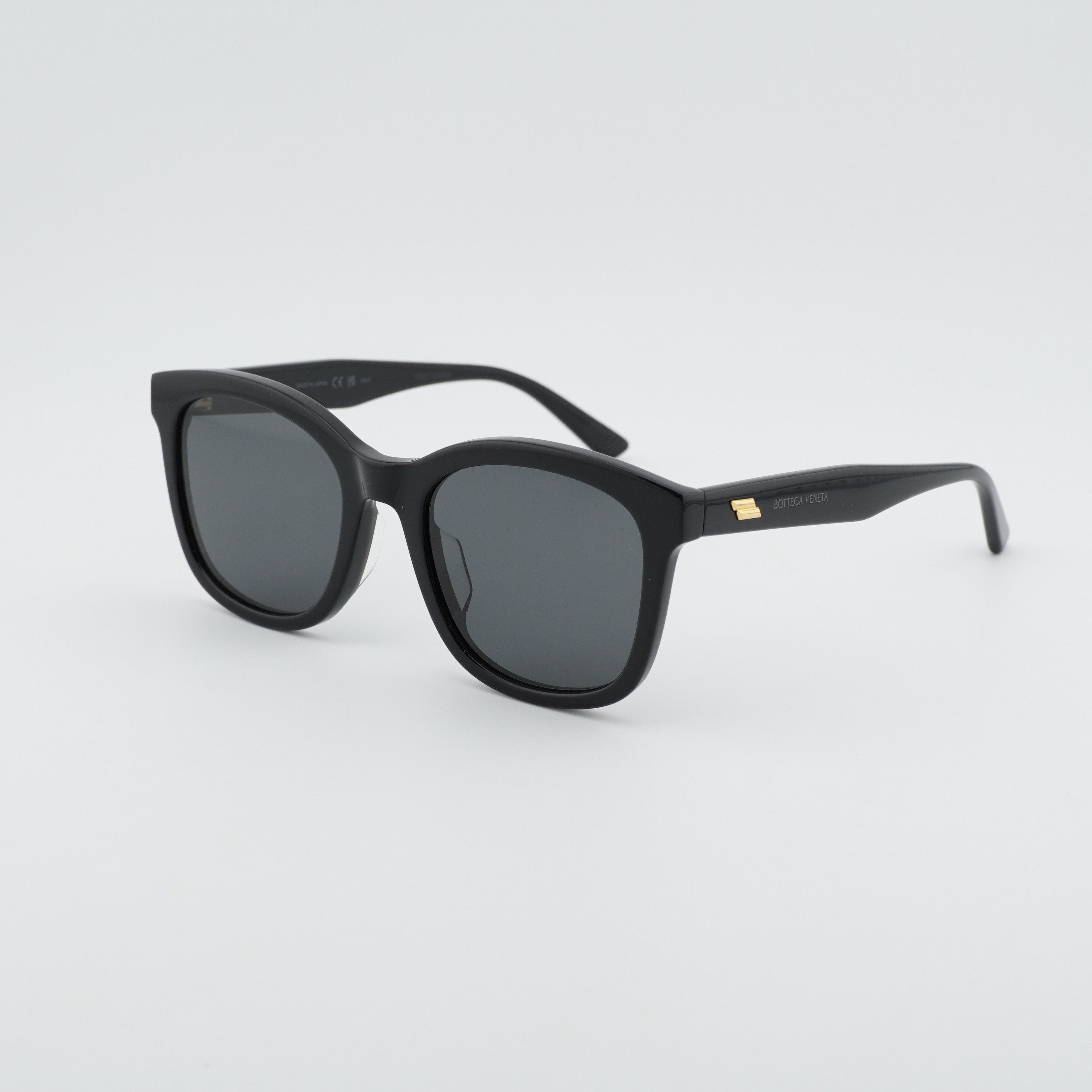 Bottega Veneta Bottega Veneta BV1080SK 001 Unisex Sunglasses Black Square Size ONE SIZE - 1 Thumbnail