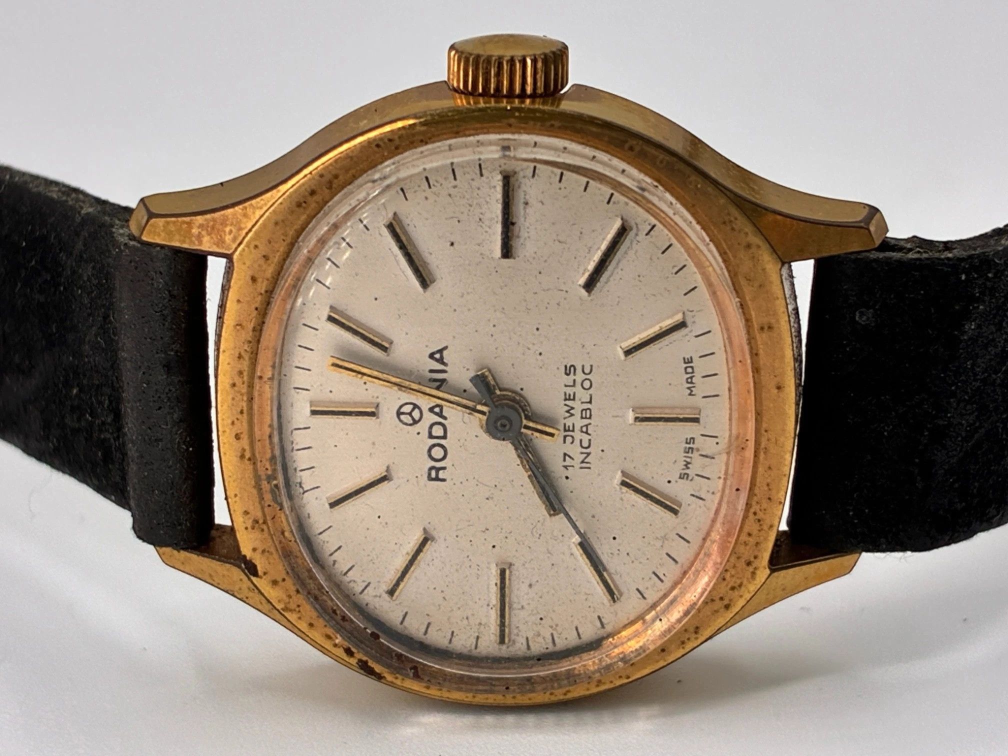 Other Rodania 17 Jewels Incabloc Vintage Mechanical Swiss Watch Size ONE SIZE - 1 Thumbnail