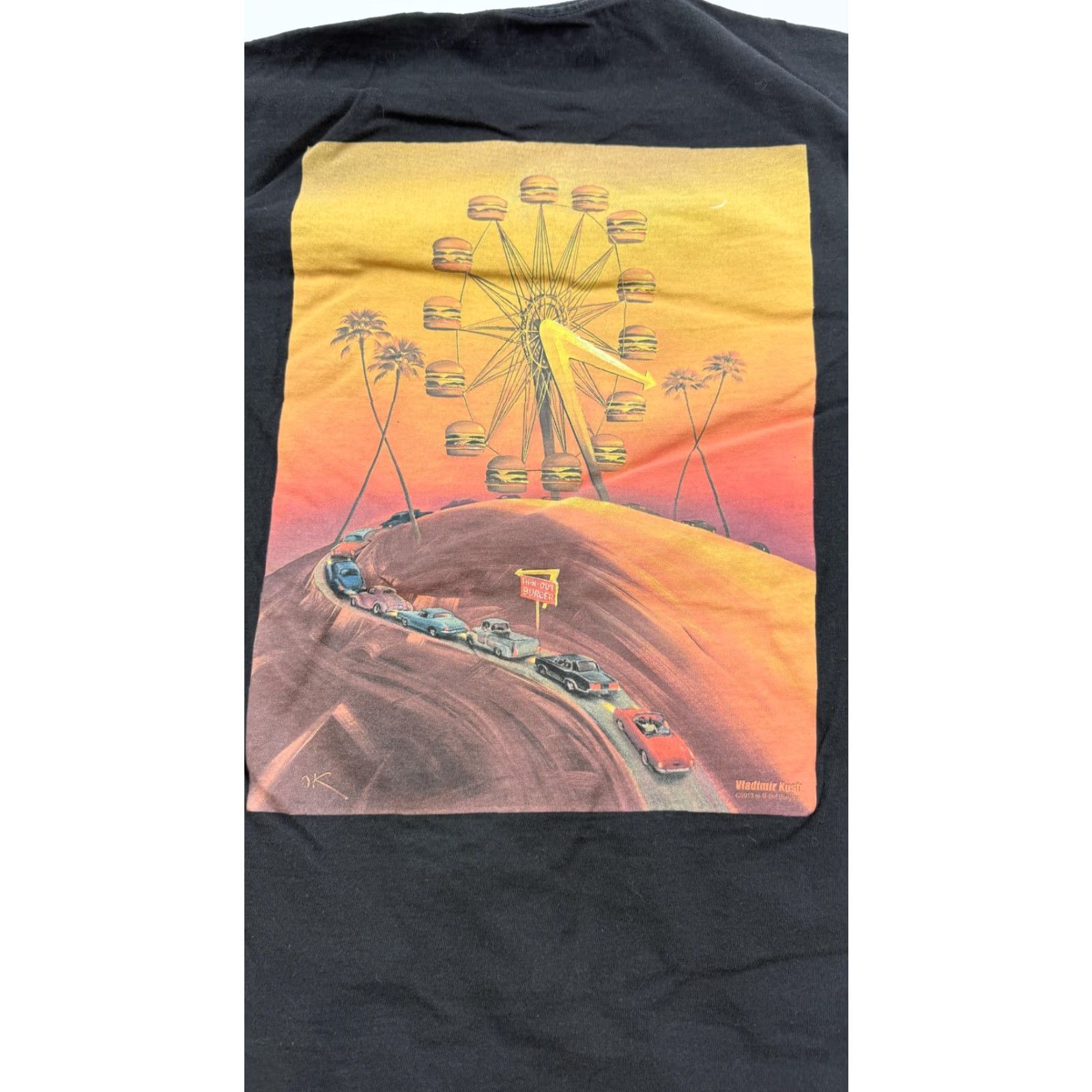 Vintage In-N-Out Burger Shirt Mens M Black 70th Anniversary Graphic Vladimir Kush 2018 T-Shirt Crew Neck Short Sleeve Cotton Preshrunk Size US M / EU 48-50 / 2 - 5 Thumbnail